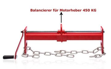 Lensker Werkstattkran Getriebeheber 500 KG + Balancierer 450 KG + 2 t Motorkran 2000 kg, 2-St.