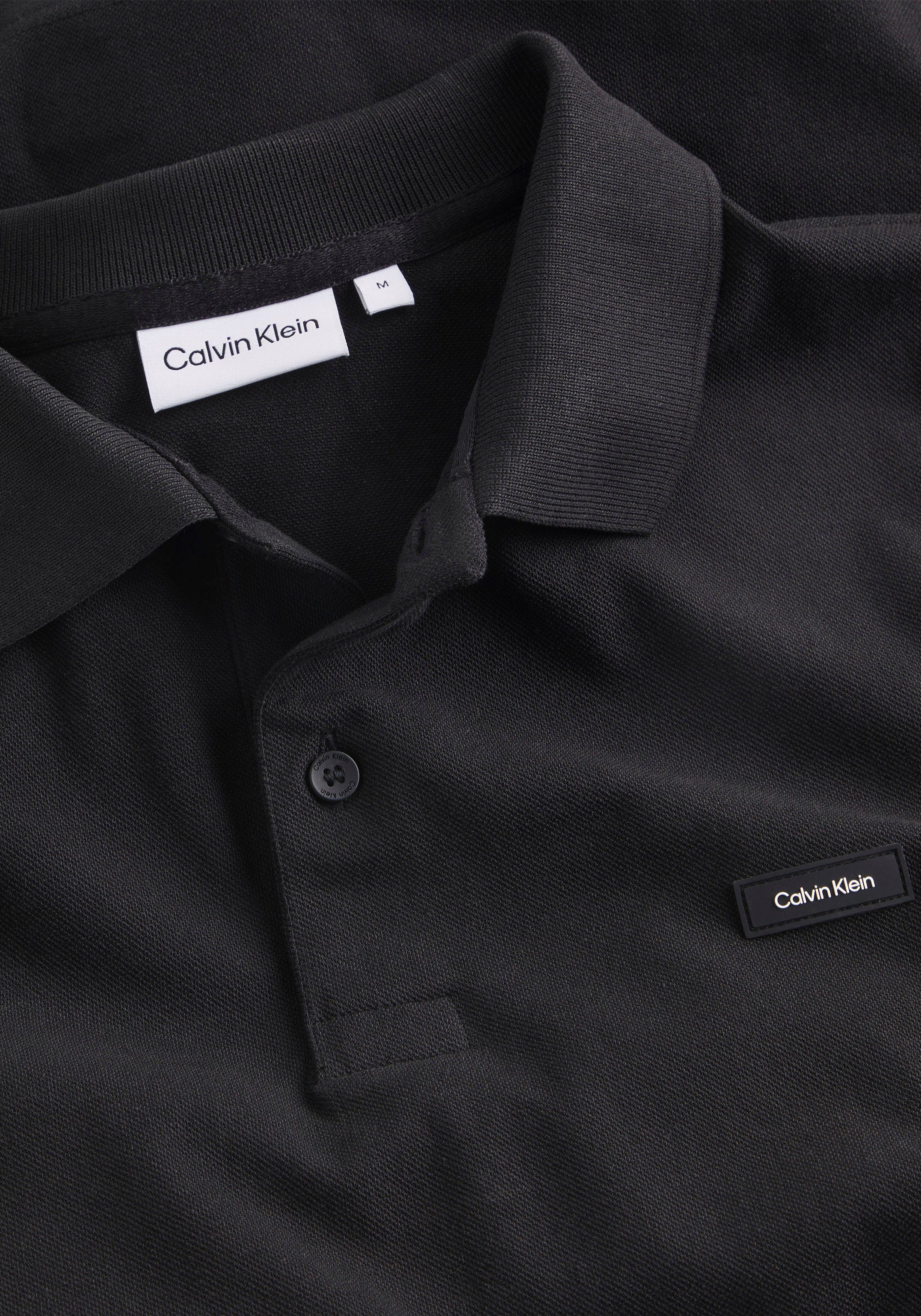 der Brust Klein Calvin Calvin Logo Klein Poloshirt mit schwarz auf