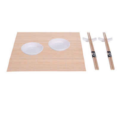 Neuetischkultur Sushiteller »Sushi-Set 7-teilig Schwarz oder Weiß«, (7 St)
