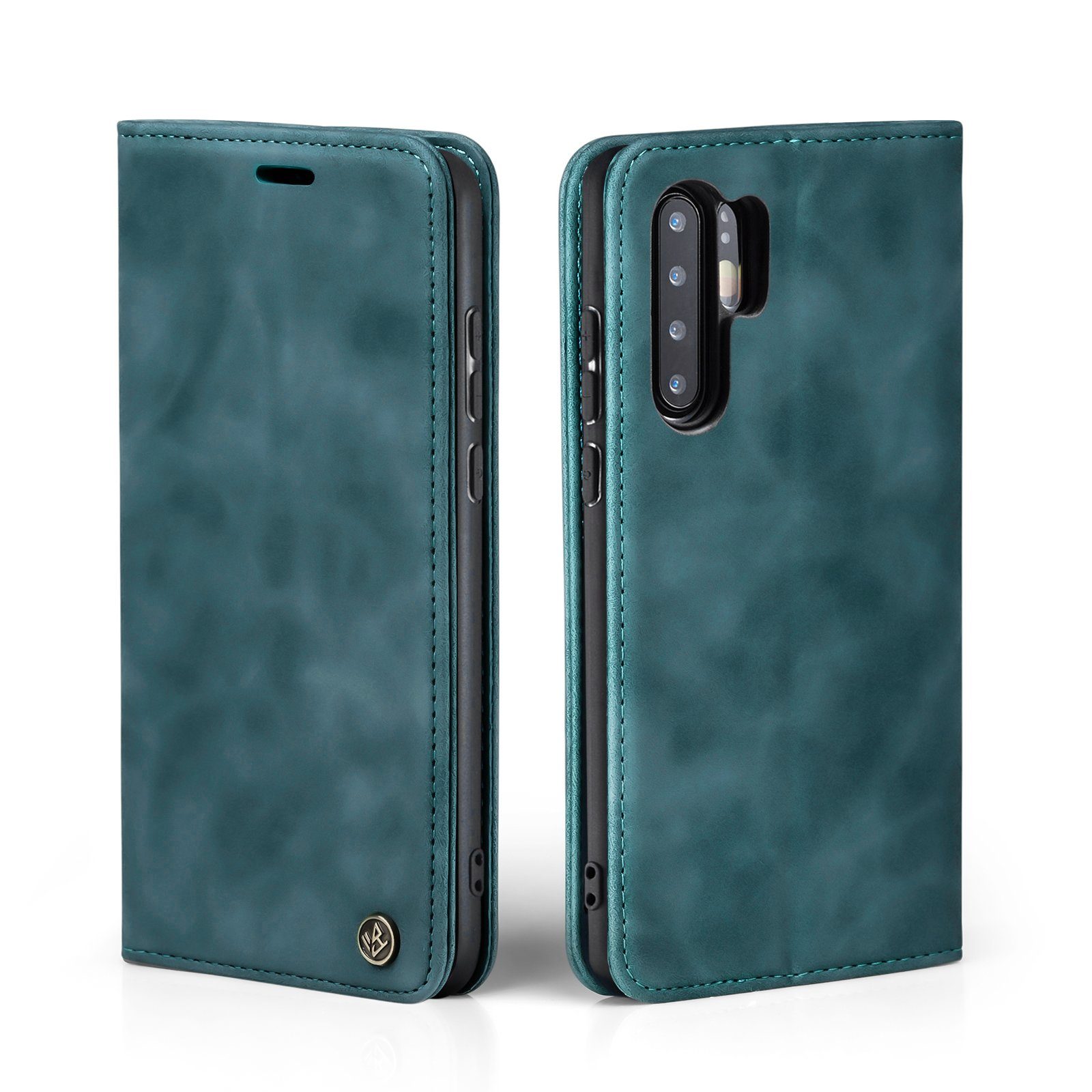 Tec-Expert Handyhülle Tasche Hülle für Huawei P30 Pro 6.47 Zoll, 6.47, Cover Klapphülle Case mit Kartenfach Fliphülle aufstellbar