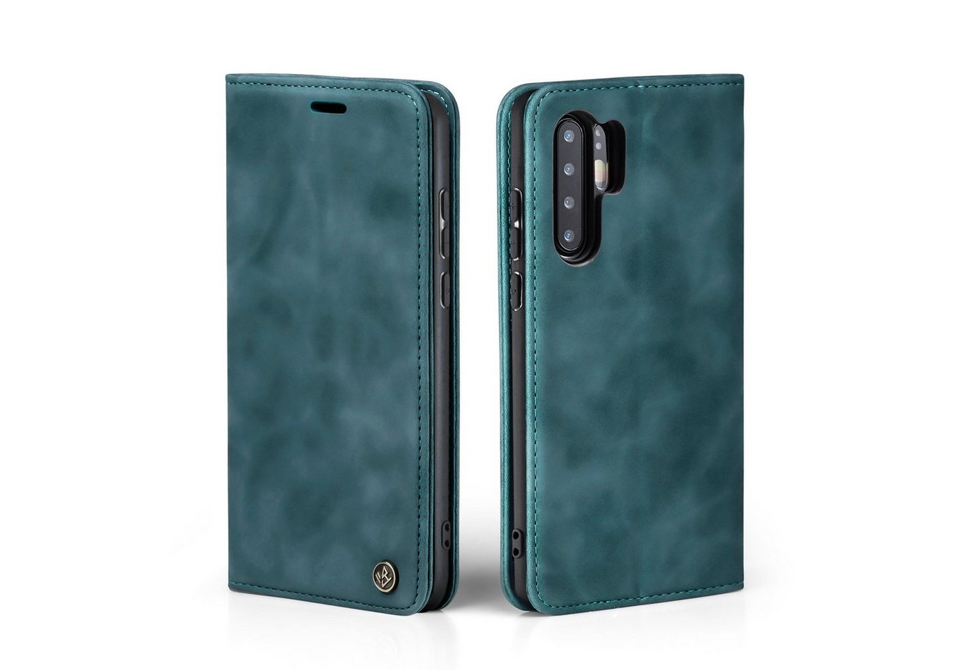 Tec-Expert Handyhülle Tasche Hülle für Huawei P30 Pro 6.47 Zoll, 6.47, Cover Klapphülle Case mit Kartenfach Fliphülle aufstellbar
