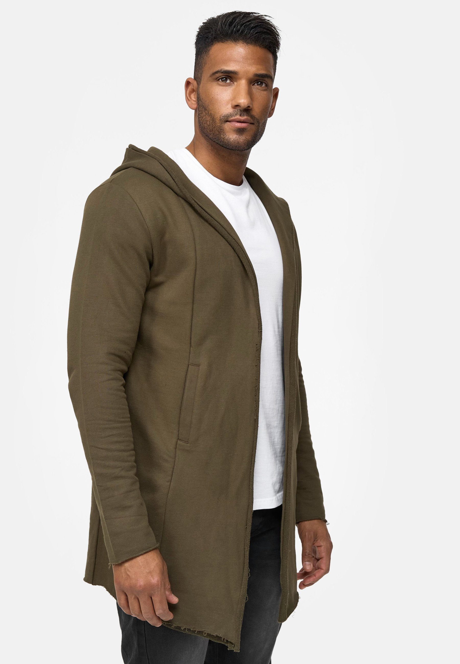 Indicode Kapuzensweatjacke Herren Brekstad Hoodie Sweatjacke Herrenjacke