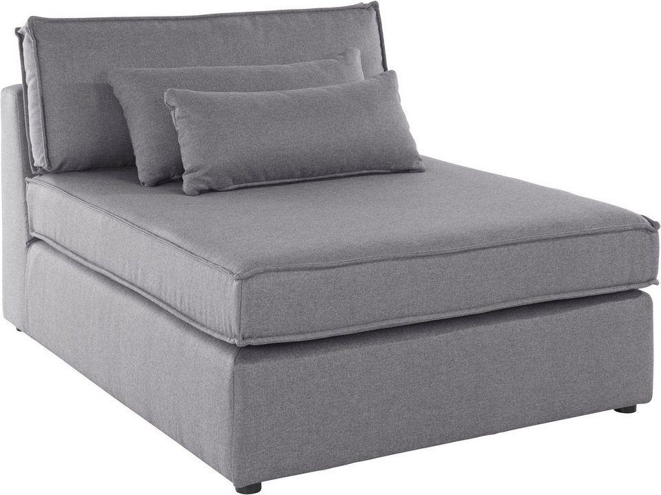 RAUM.ID Sofa-Mittelelement Enid, Teil eines Modulsofas, fester Sitzkomfort,  auch in Breitcord, Individuell zu kombinieren - fest montierbar an andere  Module