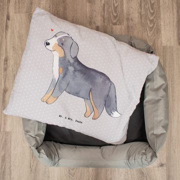 Mr. & Mrs. Panda Tierbett Berner Sennenhund Lebensretter - Grau Pastell - Geschenk, Hundeliege, Komfortabel & stilvoll