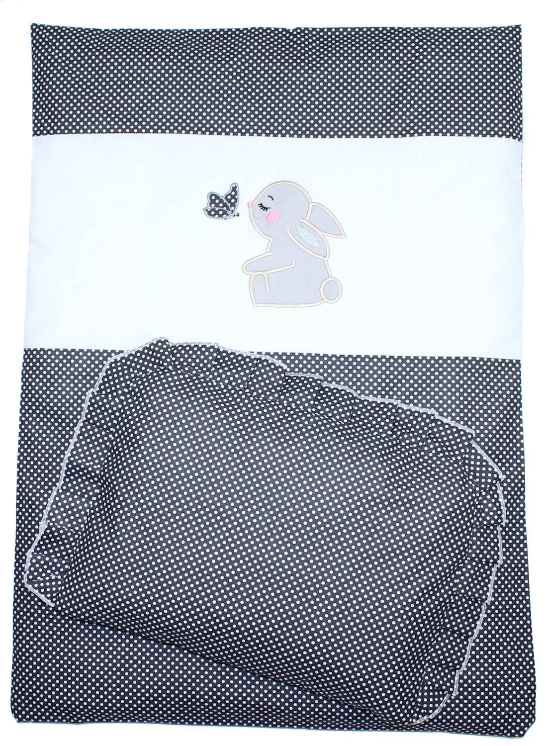Primawela Babybettwäsche Kinderwagenset Baby Bettwäsche für Kinderwagen Bezüge Decke Kissen, 4 teilig