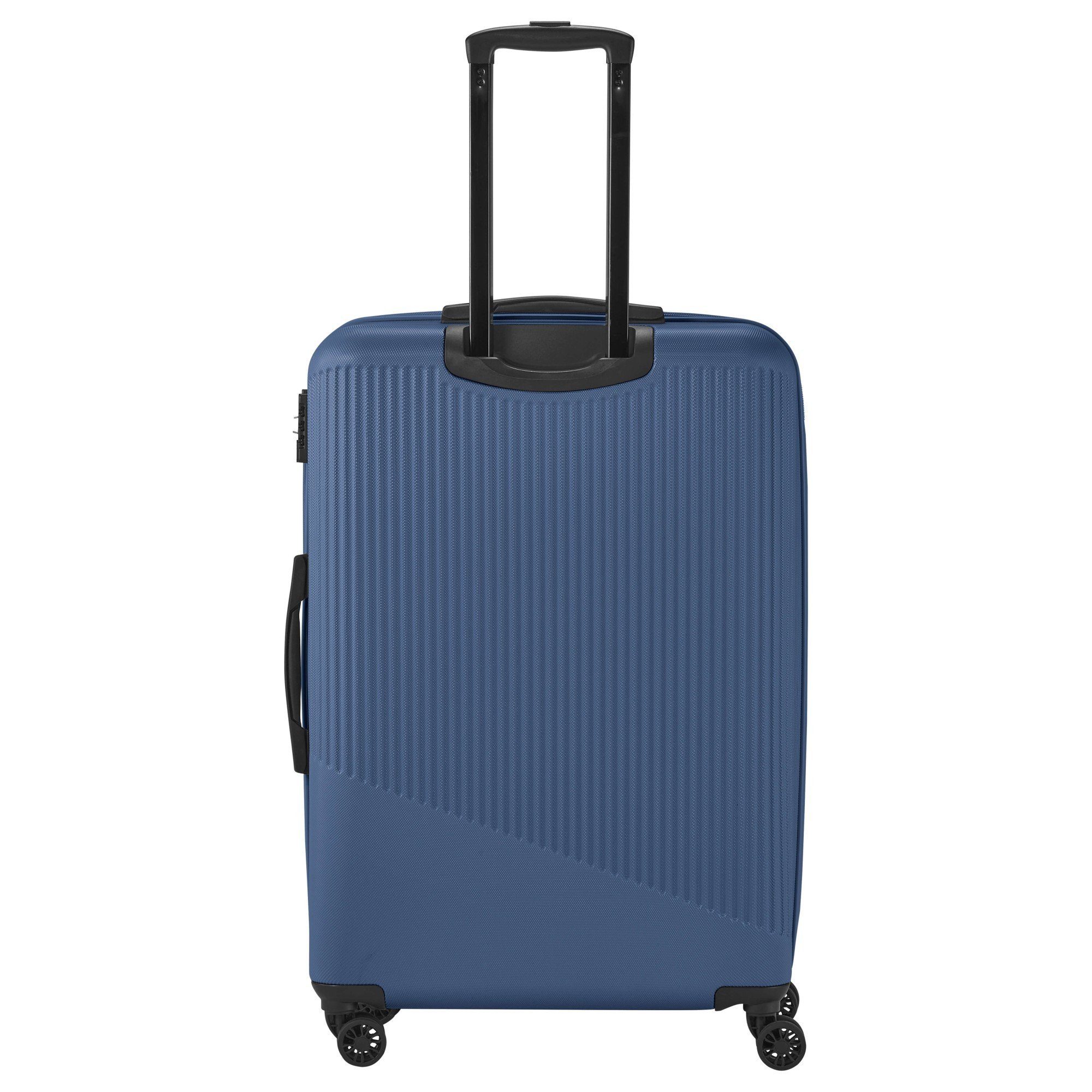 travelite Trolley Bali - 4-Rollen Trolley 3tlg., 4 Set Rollen blau