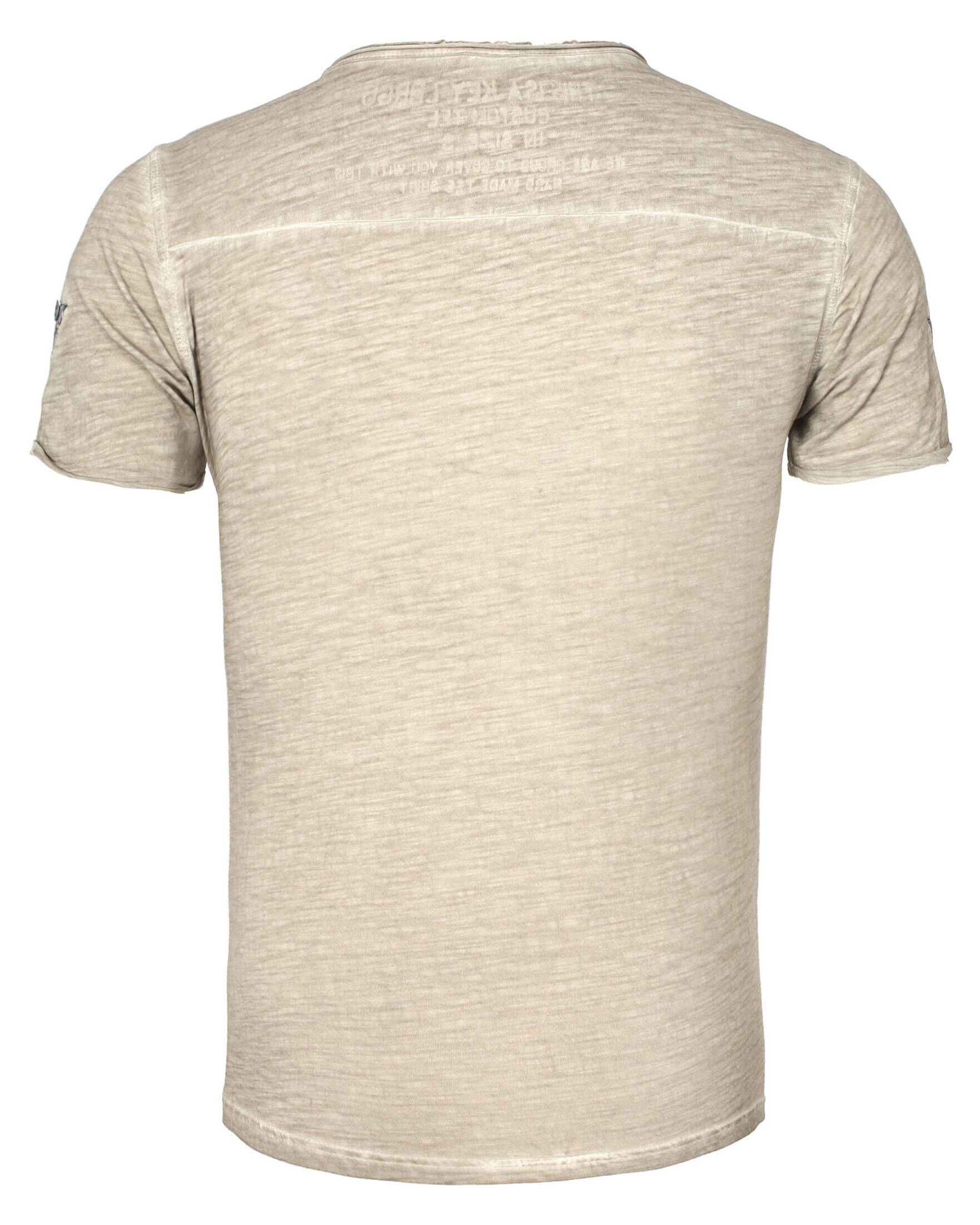 Largo (1-tlg) Key sand T-Shirt (21) "Arena" T-Shirt Herren