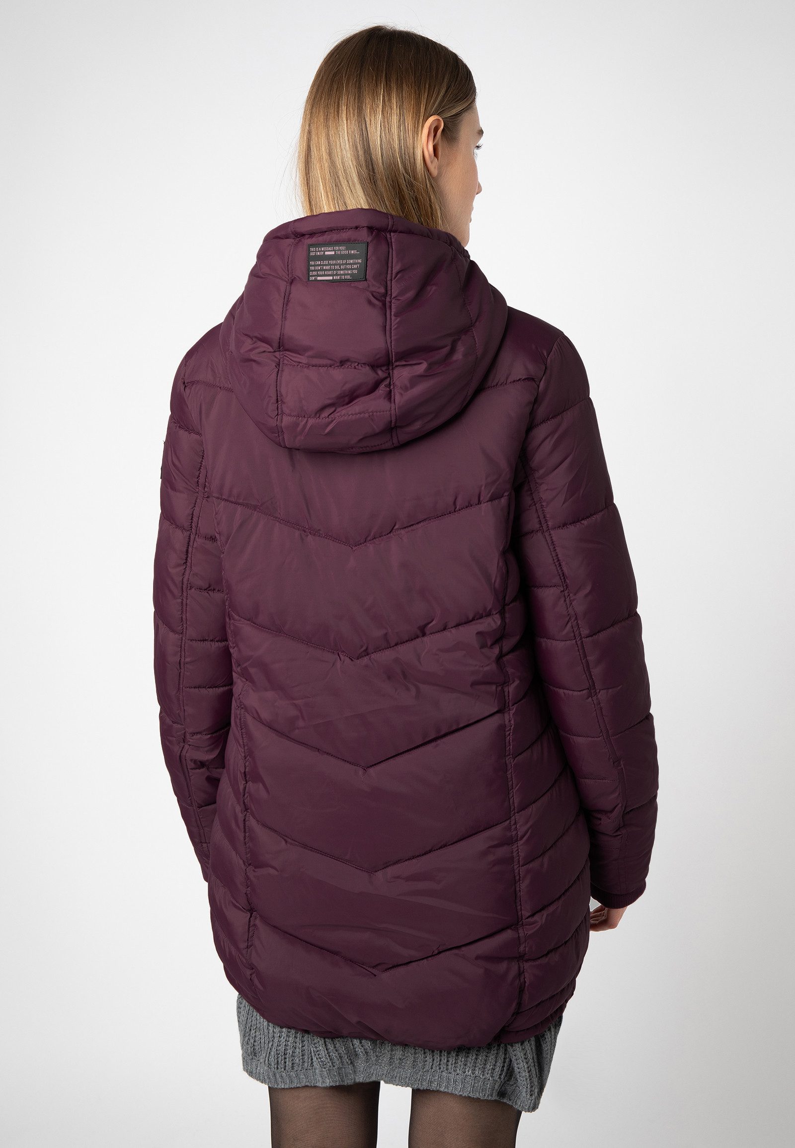 SUBLEVEL Wintermantel Steppmantel tailliert warm wattiert günstig online kaufen