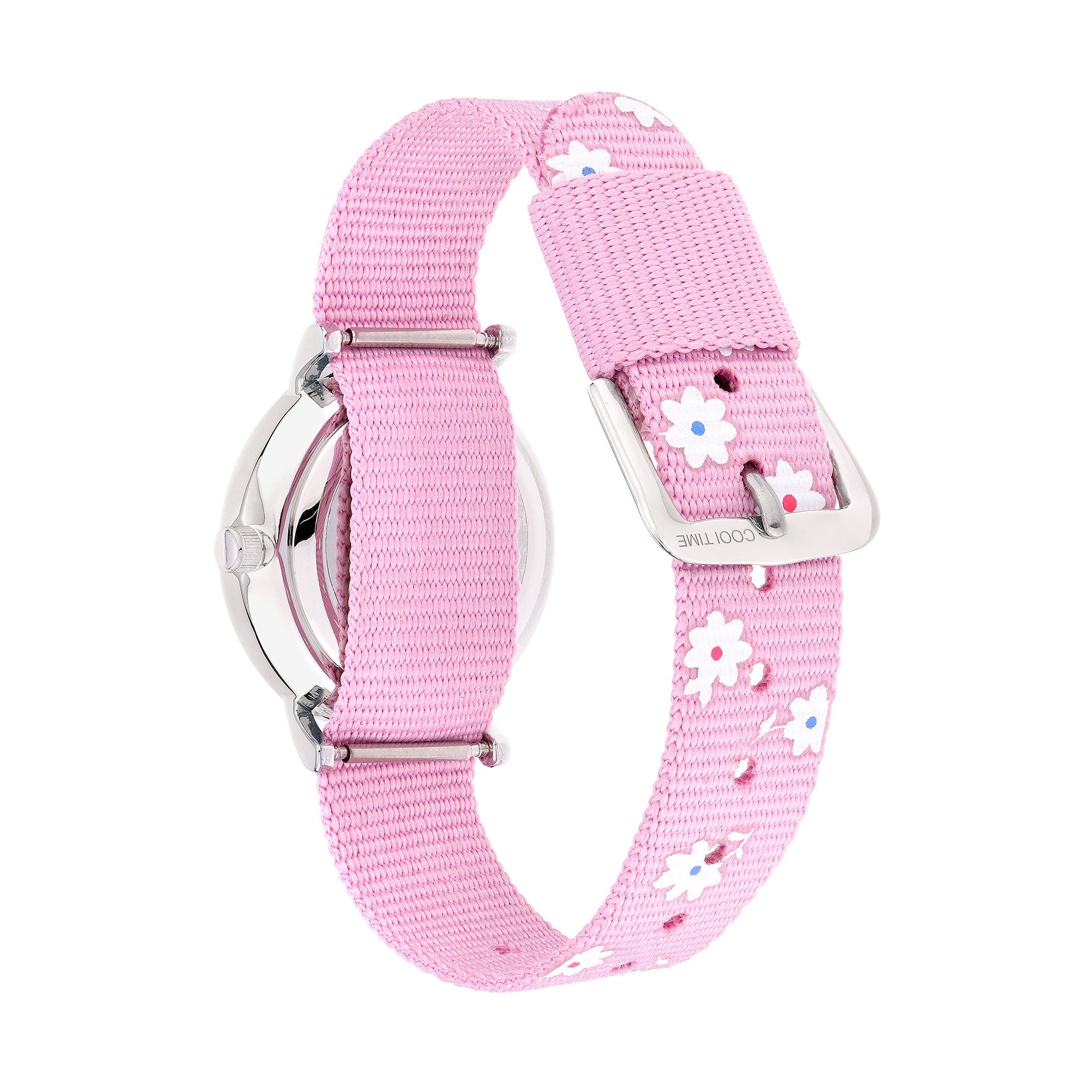 COOL TIME Quarzuhr The Cool Flower Power CT-0040-LQ, Armbanduhr, Kinderuhr, Mädchen, analog