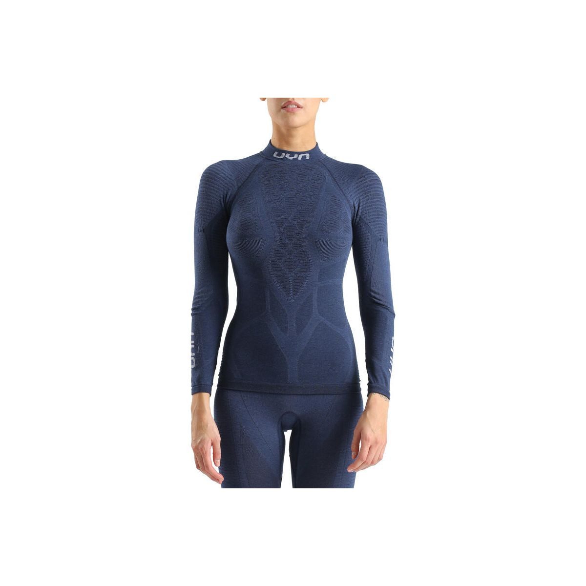 UYN Funktionsunterhemd Woman Elevatyon Biomorph Underwear Shirt LONG_SL TURTLE Neck Innovatives Thermoshirt mit biobasierten Fasern, optimierte