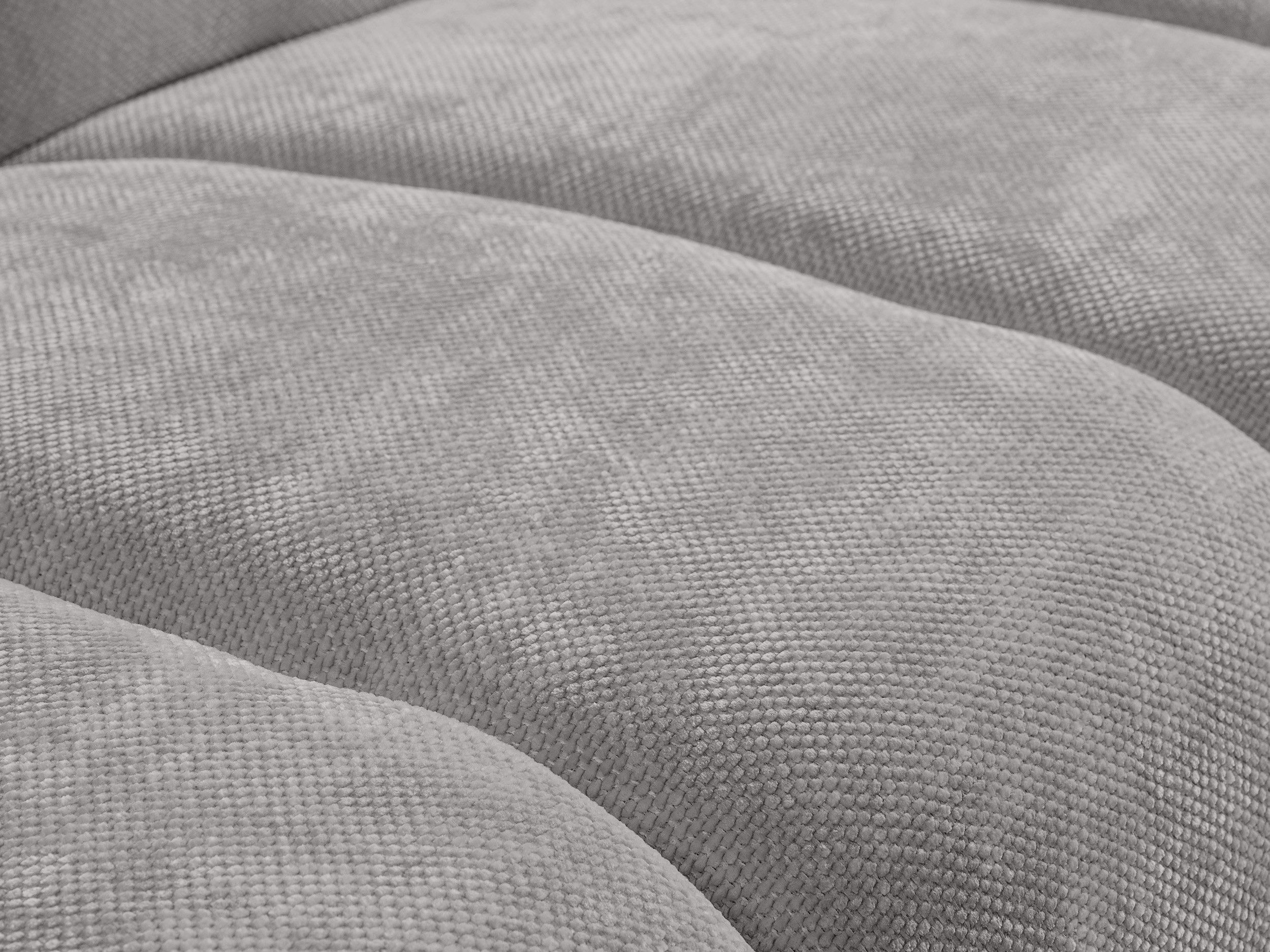 Beautysofa Sofa mit Metallbeine in Schwarz VOLARE, 3-Sitzer, viele Farbvarianten, ohne Schlaffunktion – Bild 4 von 5