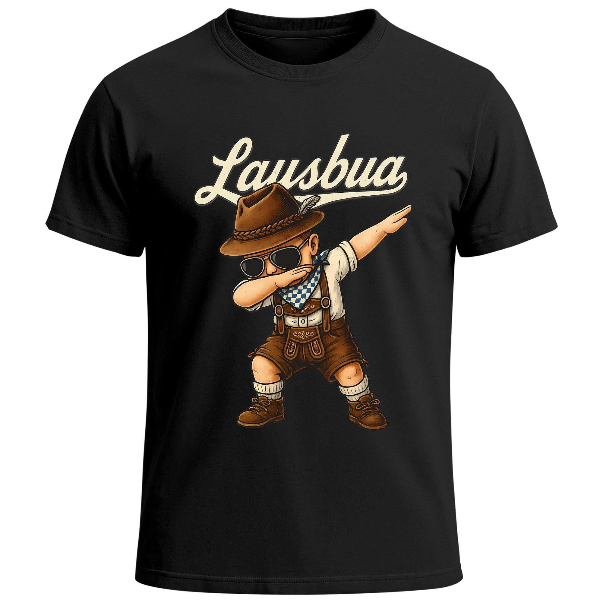MoonWorks Print-Shirt Herren T-Shirt für das Oktoberfest Lausbua Trachten D günstig online kaufen