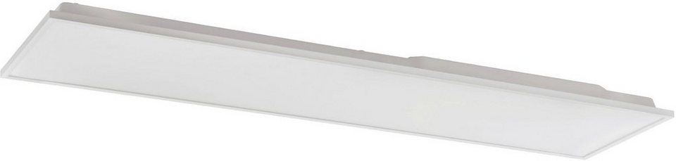 EGLO Deckenleuchte HERRORA-Z, LED fest integriert, warmweiß - kaltweiß,  Deckenleuchte in weiß aus Alu - 10,5W - warmweiß - kaltweiß