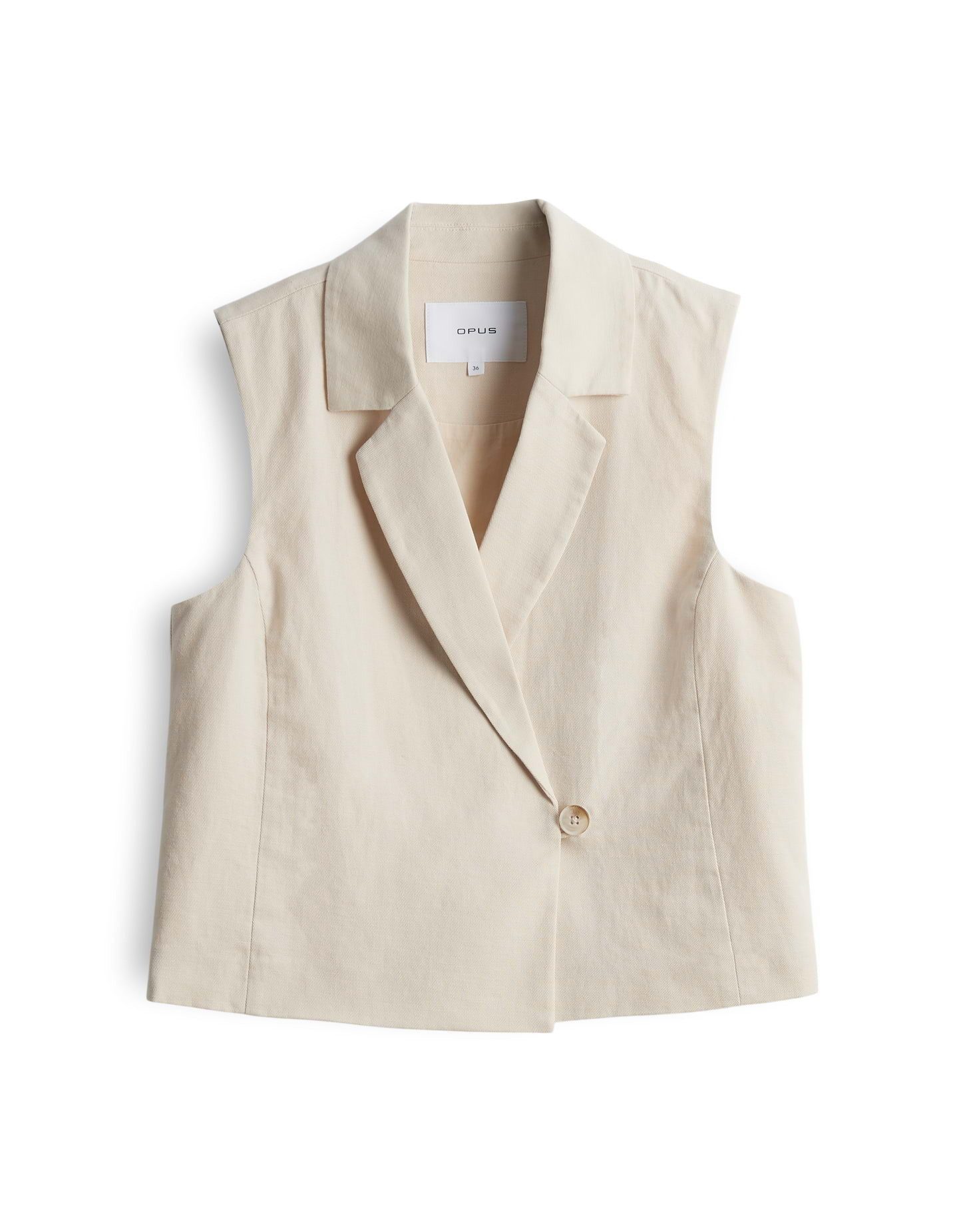 OPUS Anzugweste WINO Regular aus BCI Cotton Leinen Mix günstig online kaufen