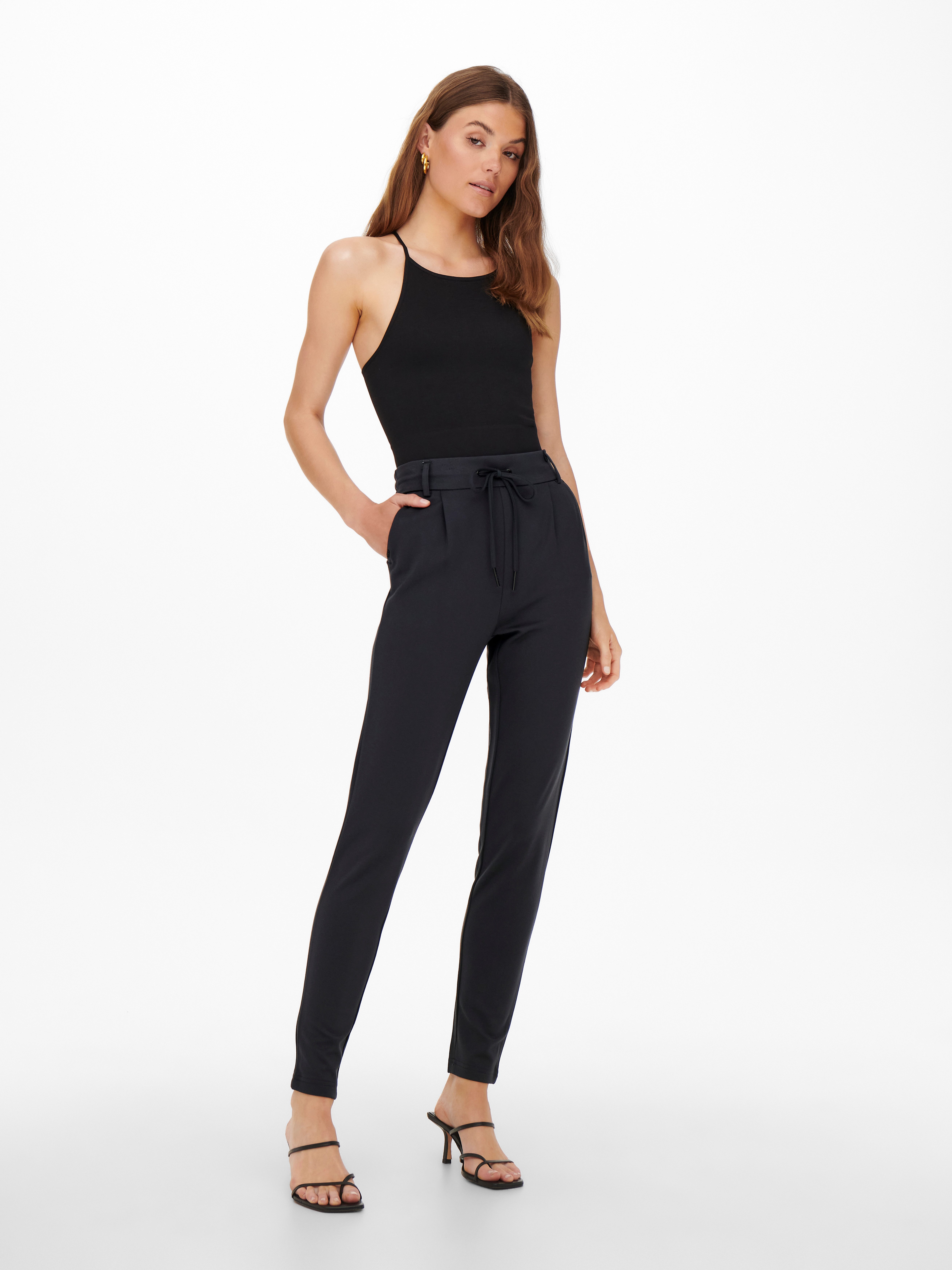 ONLY Jogger Pants ONLPOPTRASH LIFE EASY COL PANT PNT NOOS Viskosemischung, regular fit