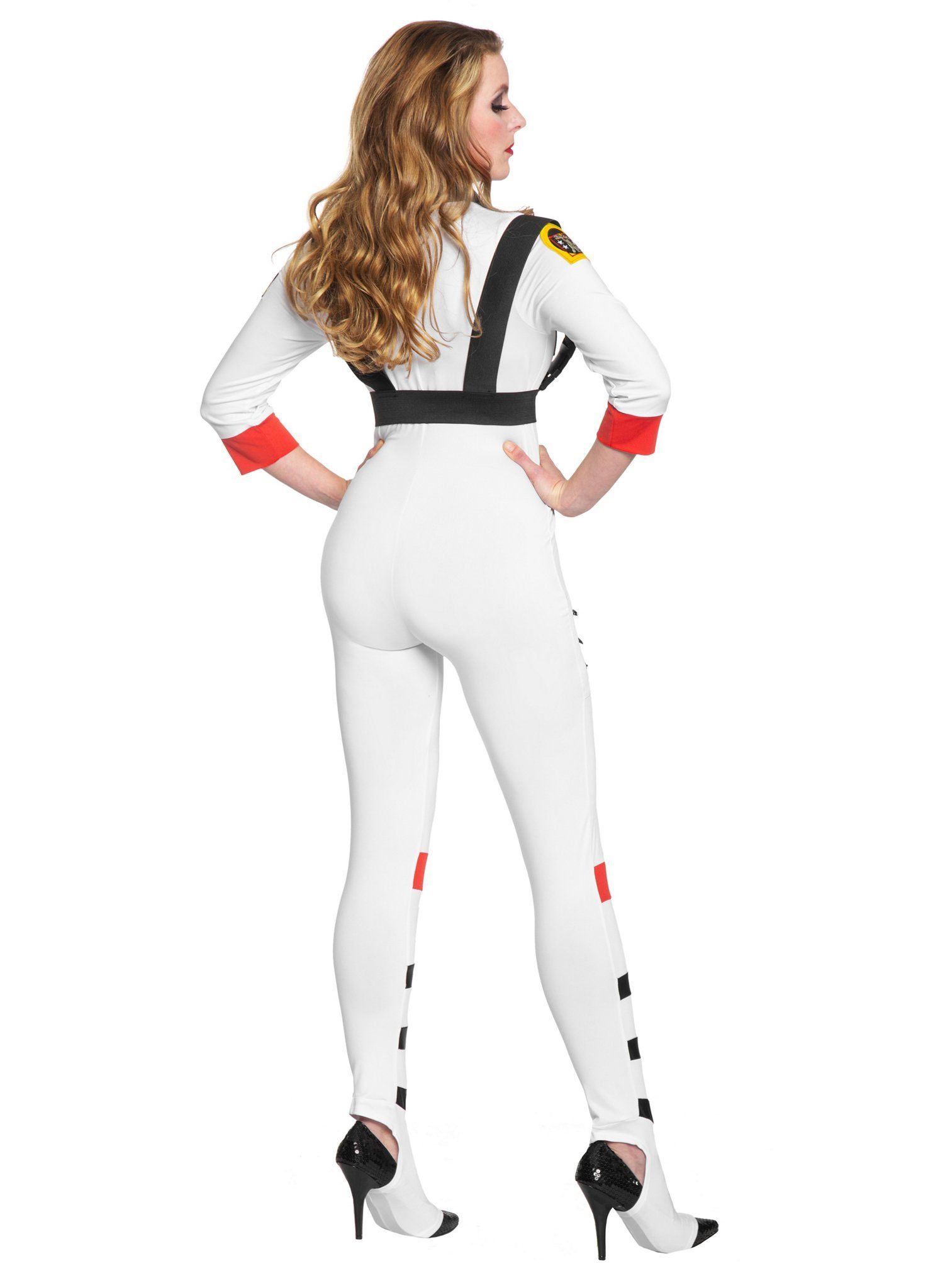 Maskworld Kostüm Astronautin - Karneval Faschingskostüm Damen, Alle ins All: toller Overall für Raumfahrerinnen!