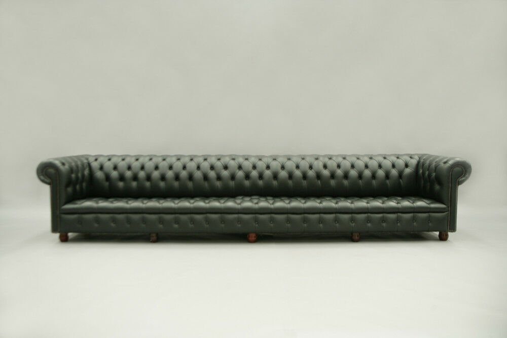 #226 Leder Chesterfield Luxus Polster Sofas Sitz Big-Sofa, Design Couch JVmoebel Sofa Neu