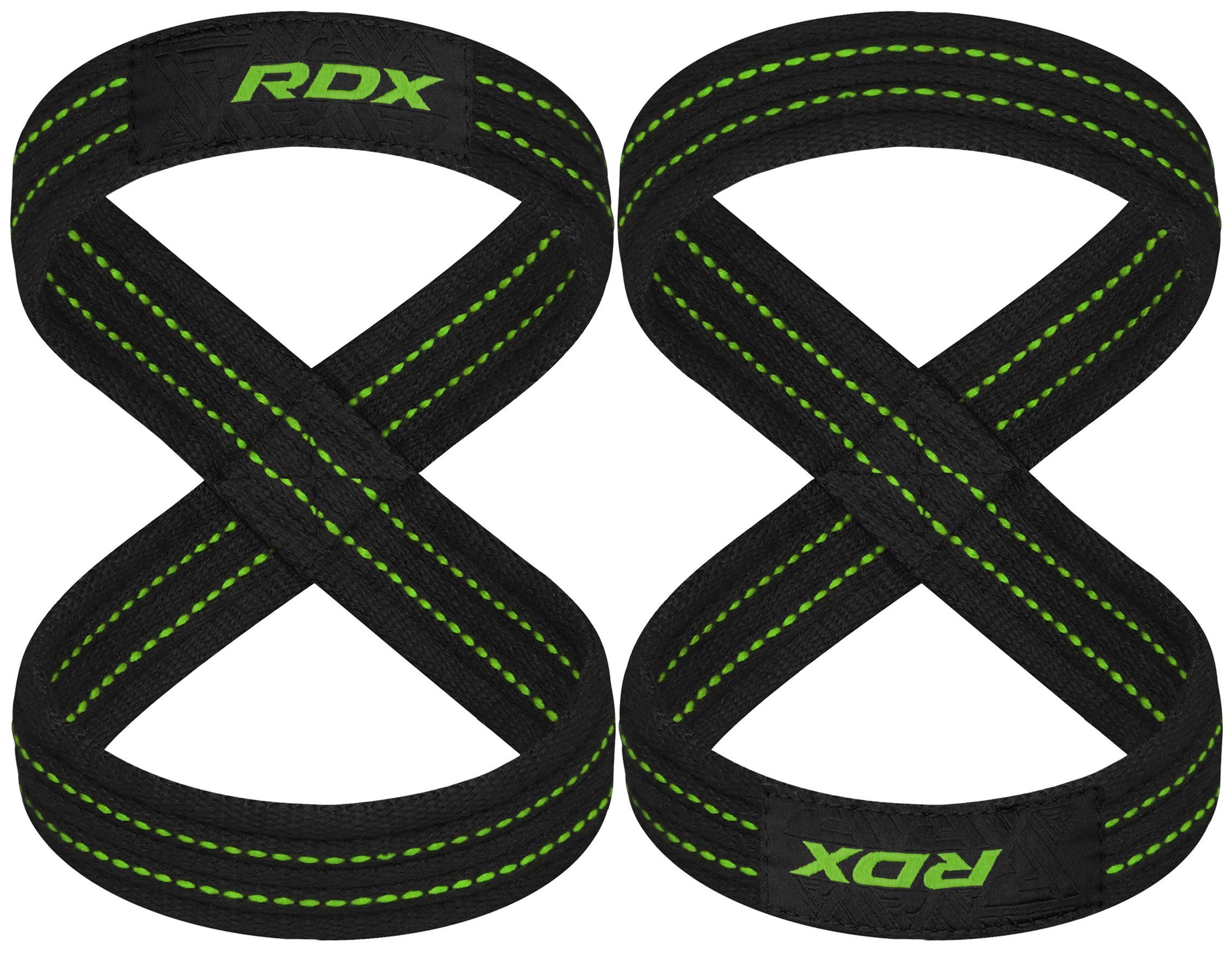 RDX Trainingsband für Weight GREEN Bodybuilding Straps Lifting RDX Wrist Powerlifting Männer