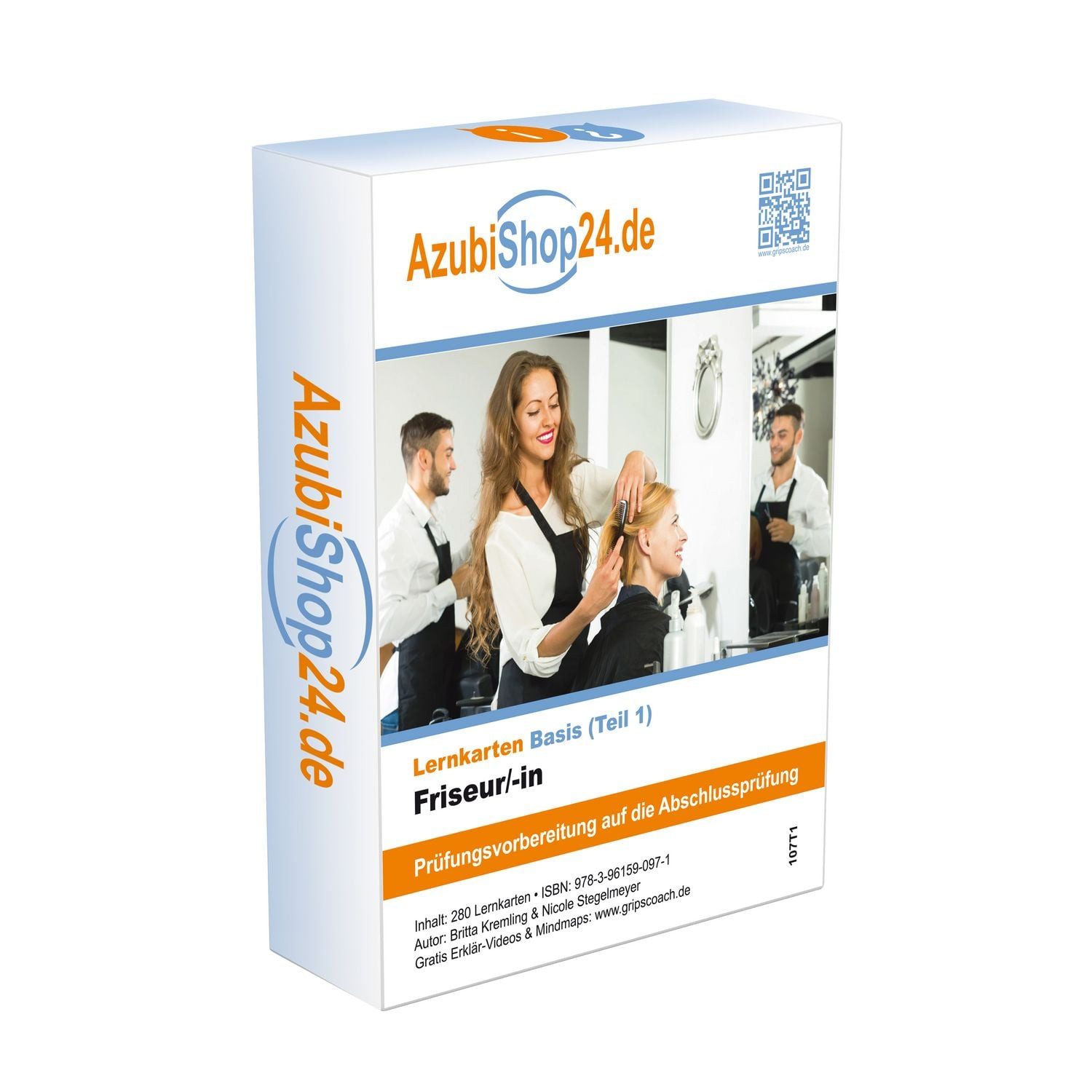 Friseur Prüfungsvorbereitung Teil 1 Lernkarten / Princoso GmbH