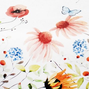 Delindo Lifestyle Tischdecke Tischdeckenserie BLUMENWIESE (1-tlg), mit Blumendruck