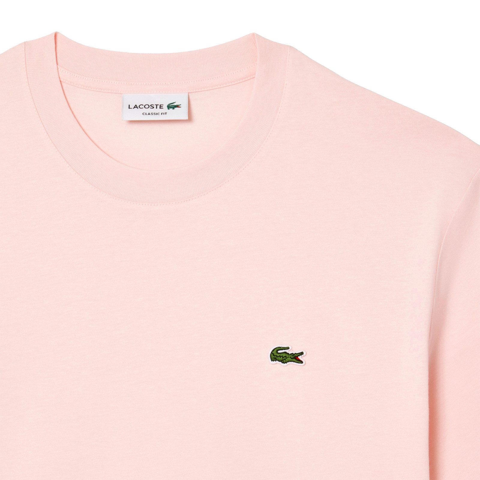 Lacoste Kurzarmshirt T-Shirt mit aufgesticktem Krokodil-Logo auf der Vorder günstig online kaufen