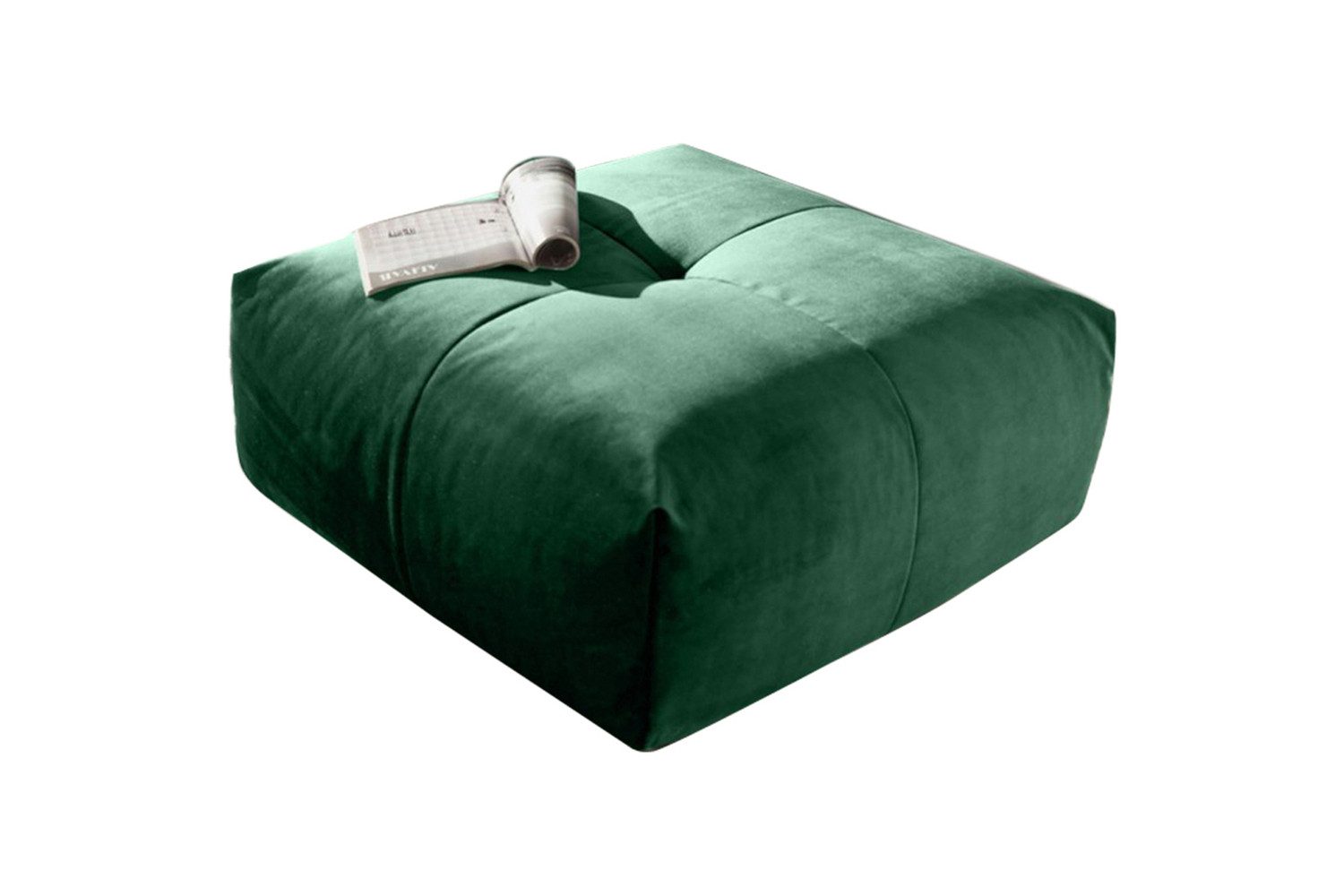 KAWOLA Hocker PALACE, Polsterhocker Velvet verschiedene günstig online kaufen