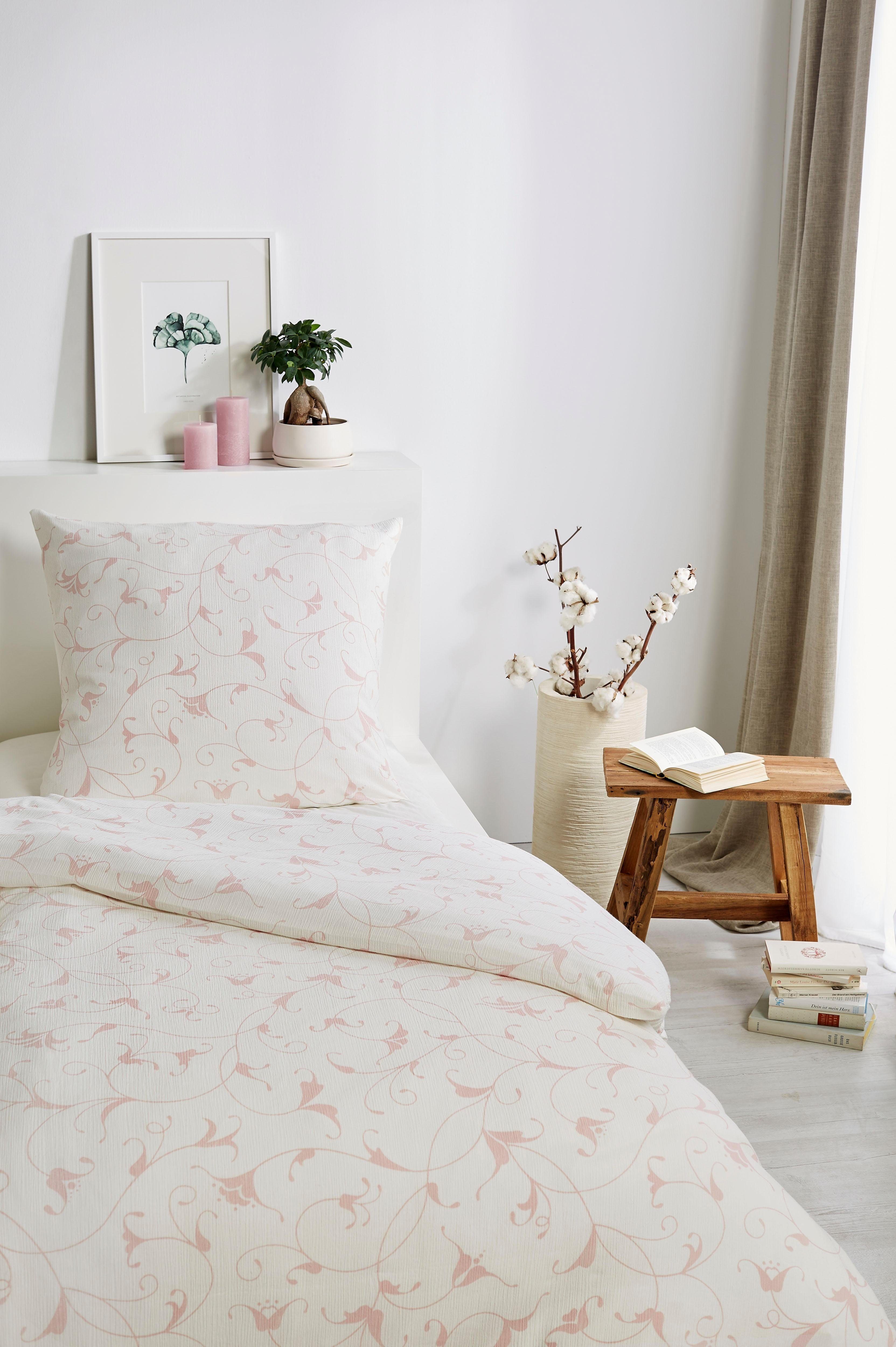 Primera Bettwäsche Bio Crepe Ranken, Seersucker, günstig online kaufen