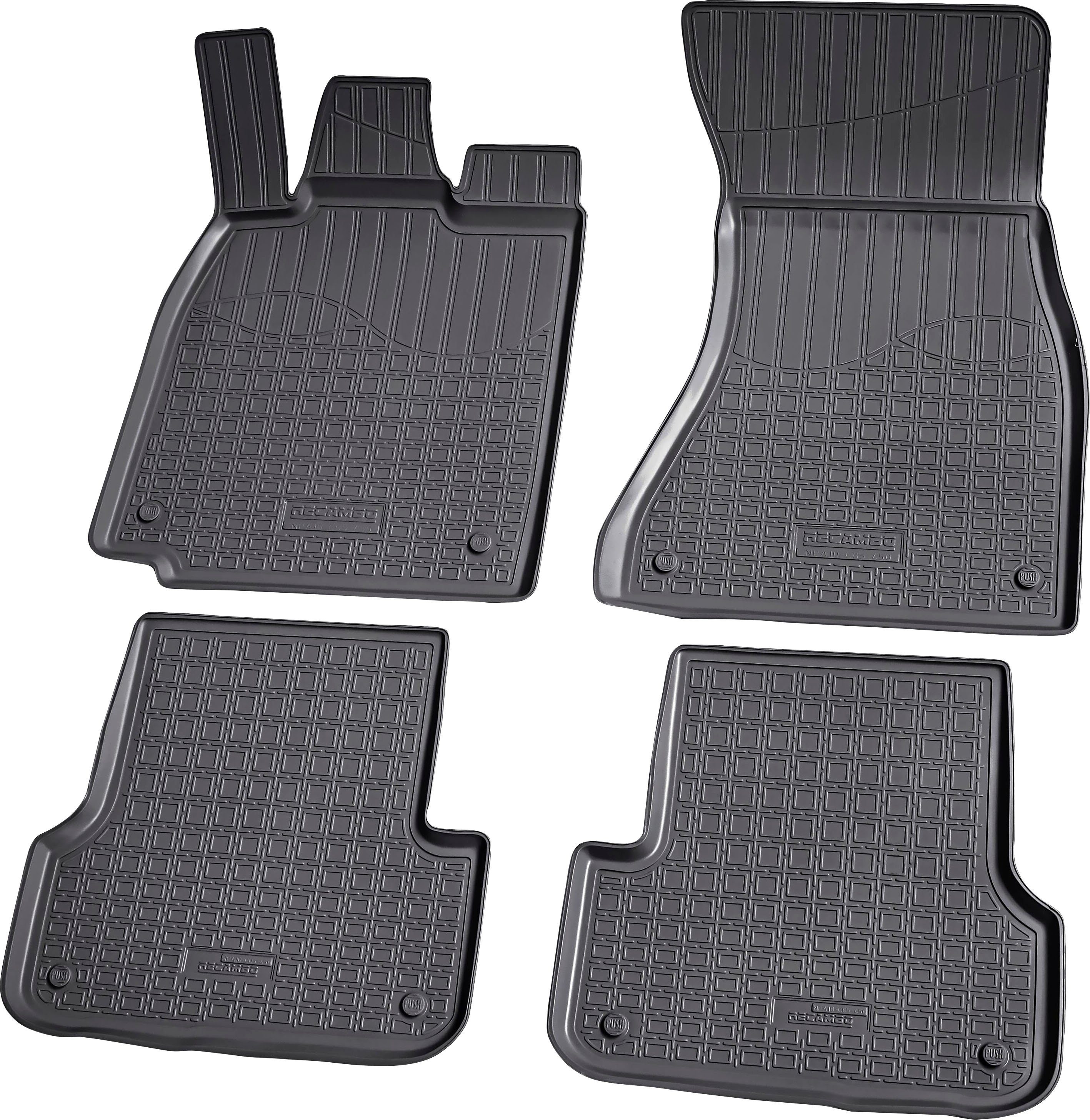 RECAMBO Passform-Fußmatten CustomComforts (4 4G Passform perfekte Sportback A7, St), - C7 2010 Audi für 2018