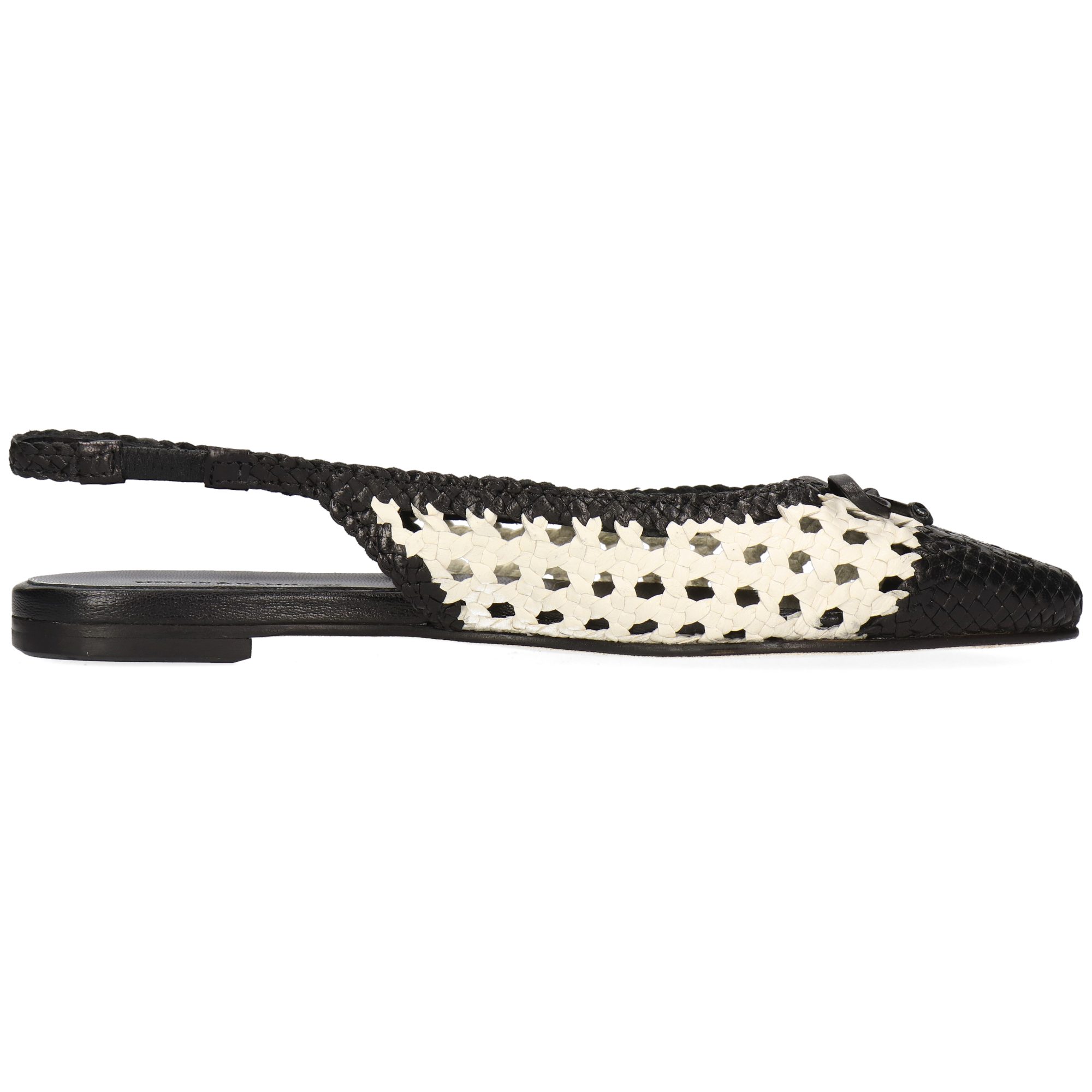 Melvin & Hamilton Fiora 5 Leder-Ballerinas für Damen Ballerina Flache Absätze, Echtes Leder, Von Hand geflochten