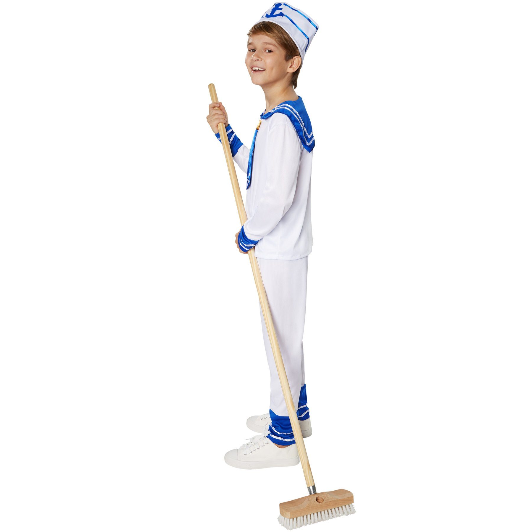 dressforfun Kostüm Jungenkostüm Marine Junge, Cooles Oberteil im Marinelook