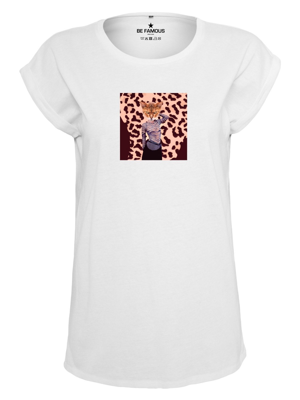 Print-Shirt Classic Roll Up Leocat