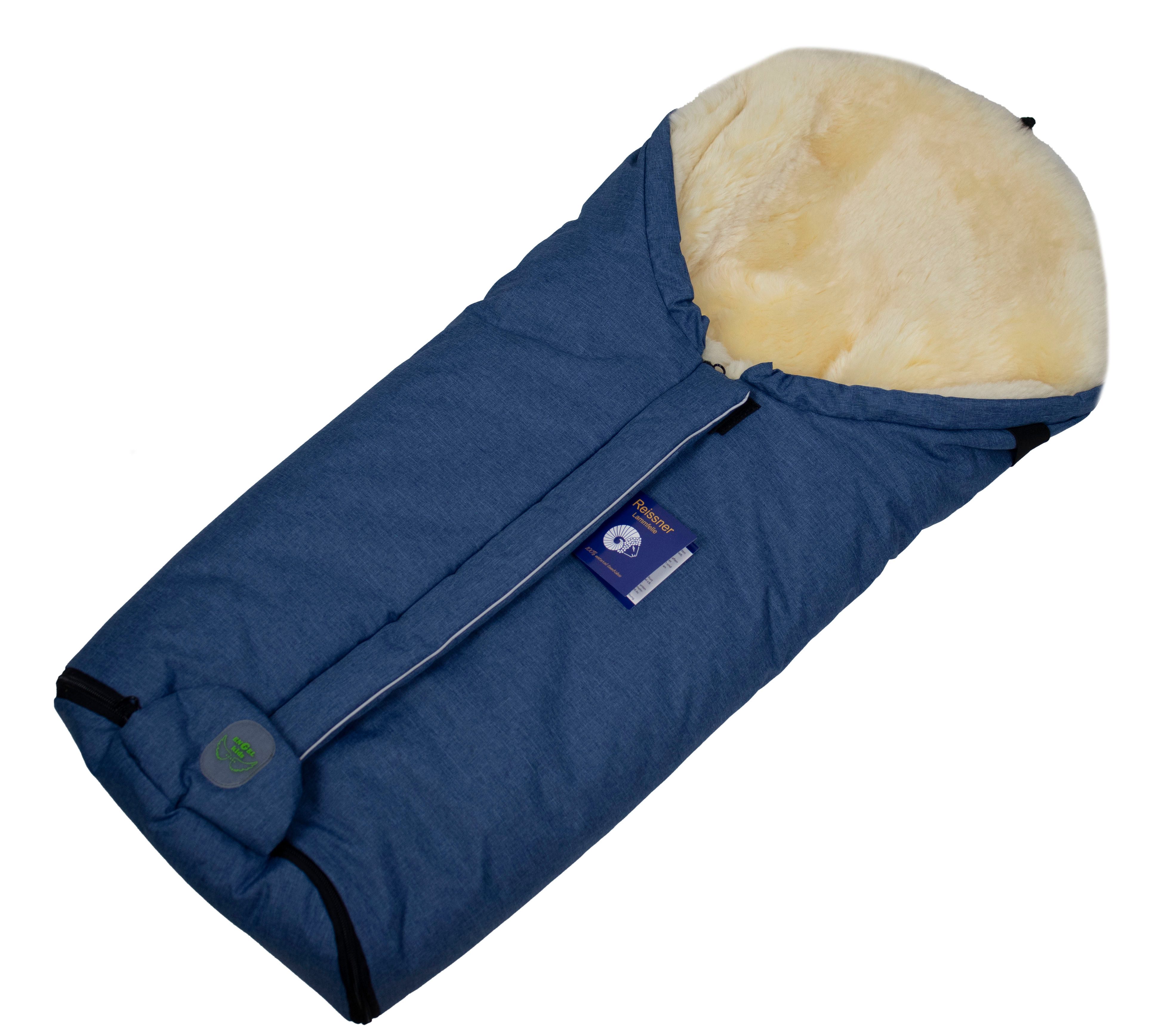 Reissner Lammfelle Fußsack Lammfell Fußsack ESKIMO für Kinderwagen und Buggy – Bild 5 von 5