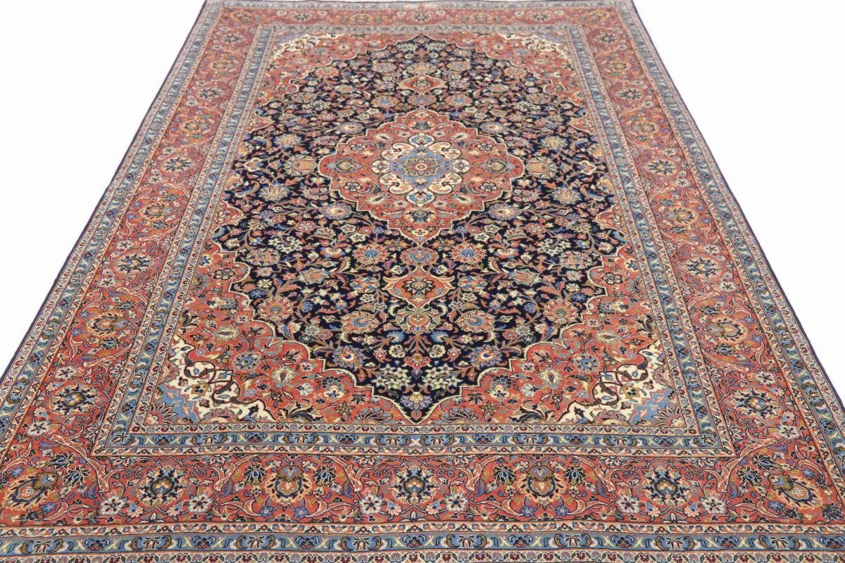 6 Sherkat Nain Handgeknüpfter, Höhe: Ilam rechteckig, 134x211 Orientteppich Farsh Trading, Seidenkette mm Isfahan