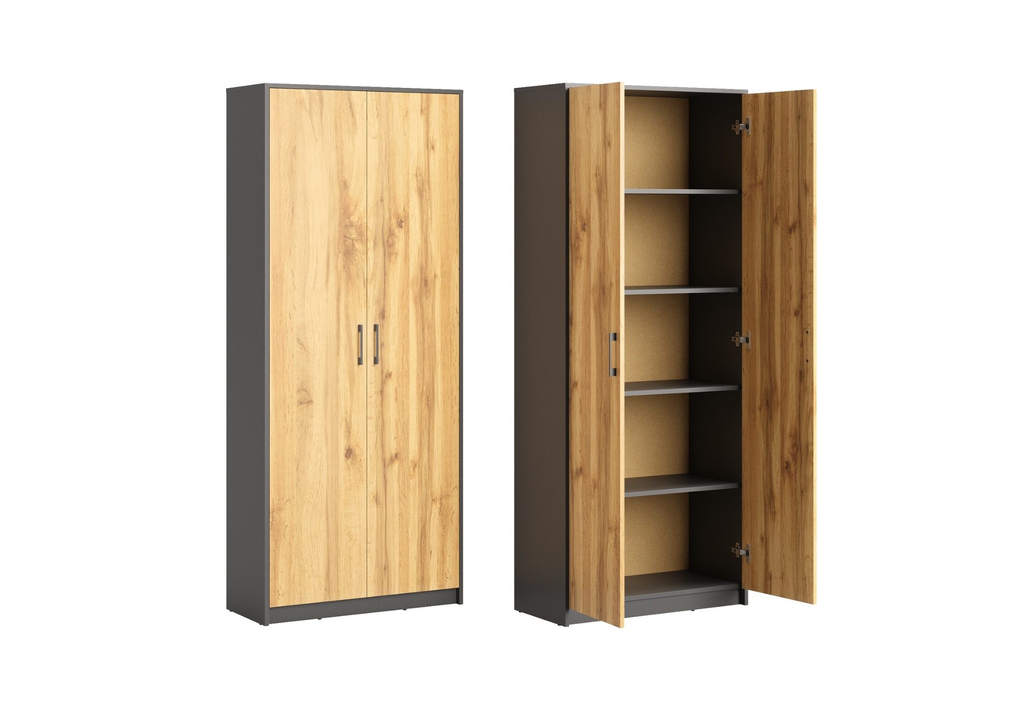 Home Collective Mehrzweckschrank Aktenschrank mit 5 günstig online kaufen