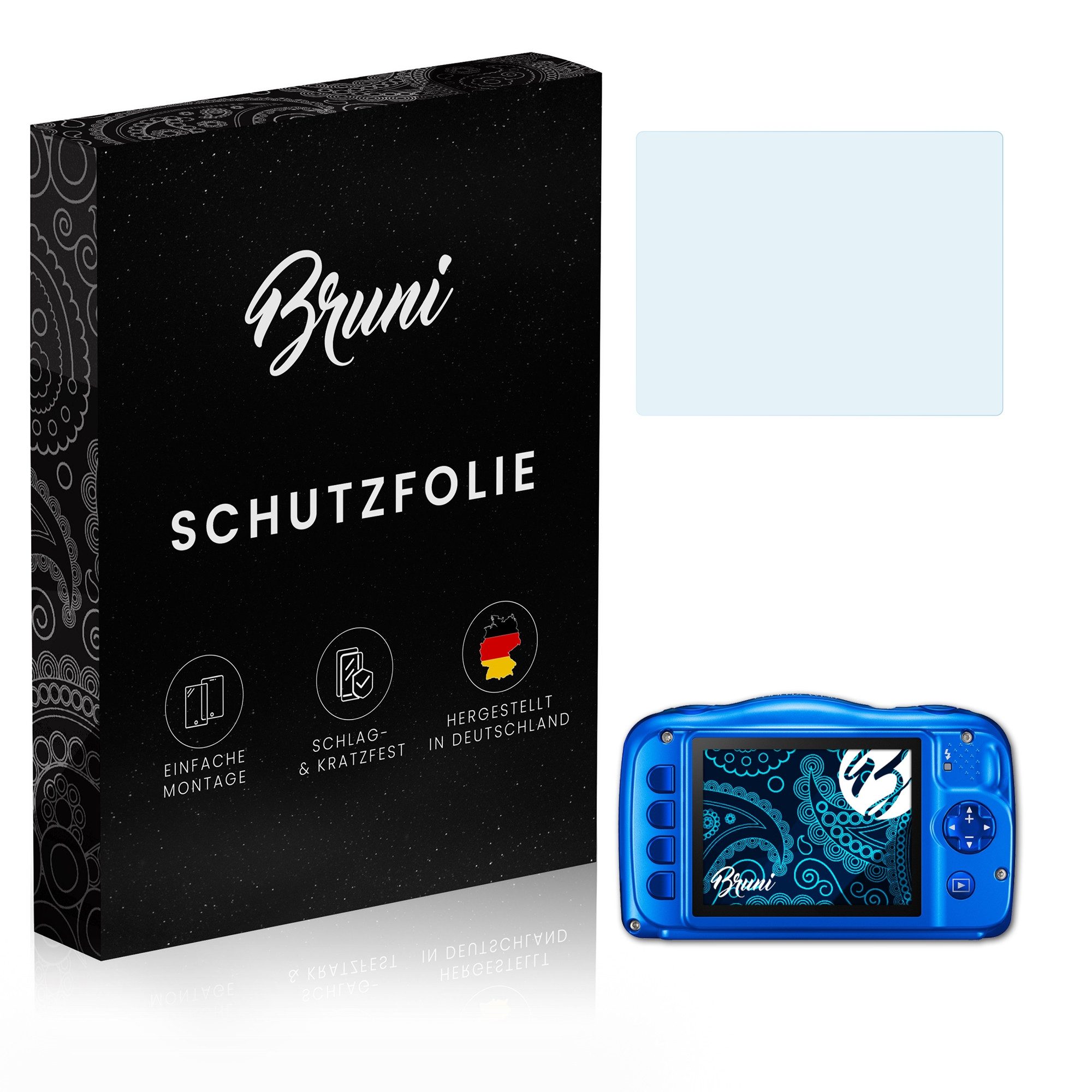 Schutzfolie Glasklare Displayschutzfolie für Coolpix W150