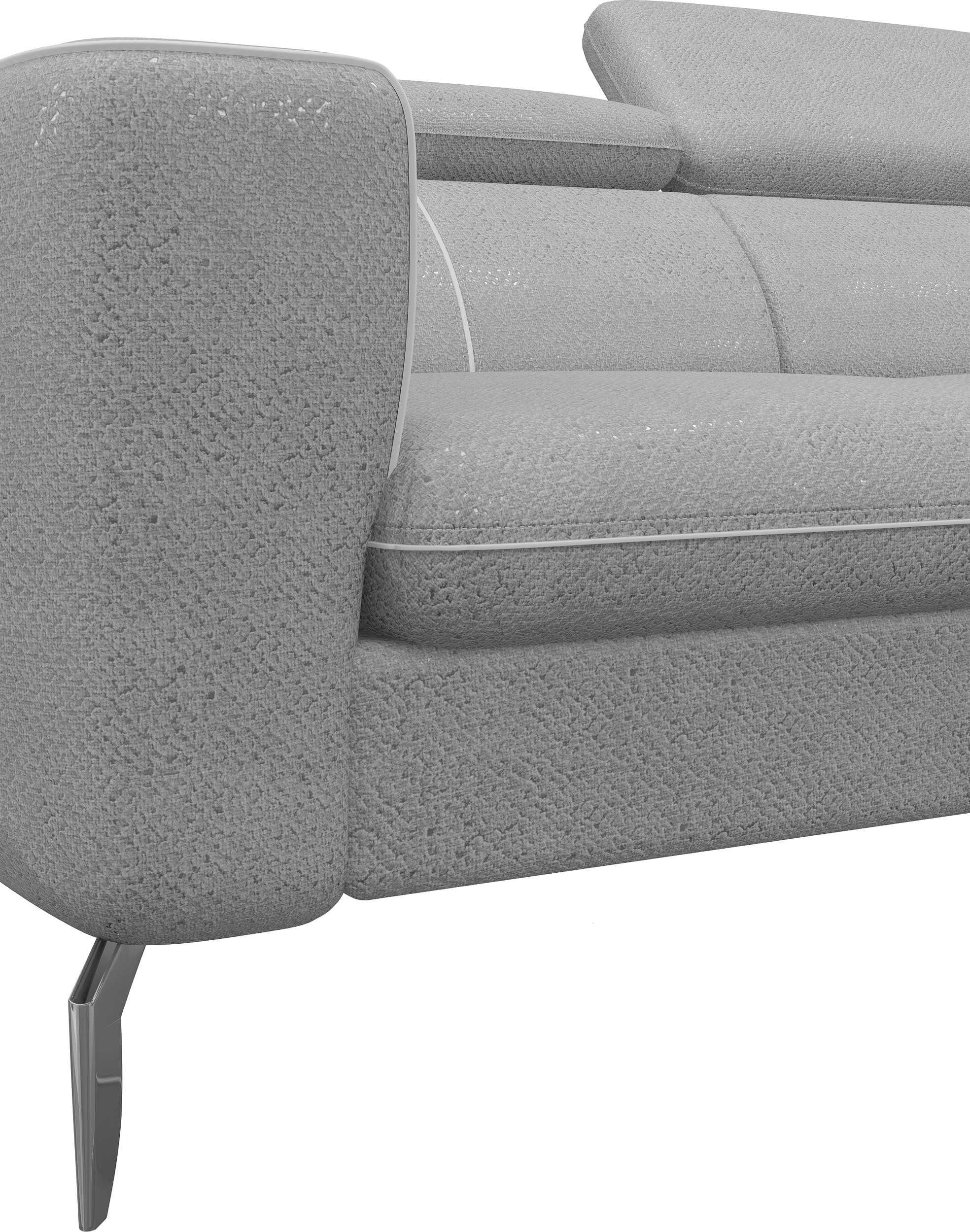 Diogo, inklusive L-Form, im Stylefy Raum oder Ecksofa Kopfteilverstellung Modern Eckcouch, links Sitzkomfort, Design, rechts frei mane bestellbar, stellbar,