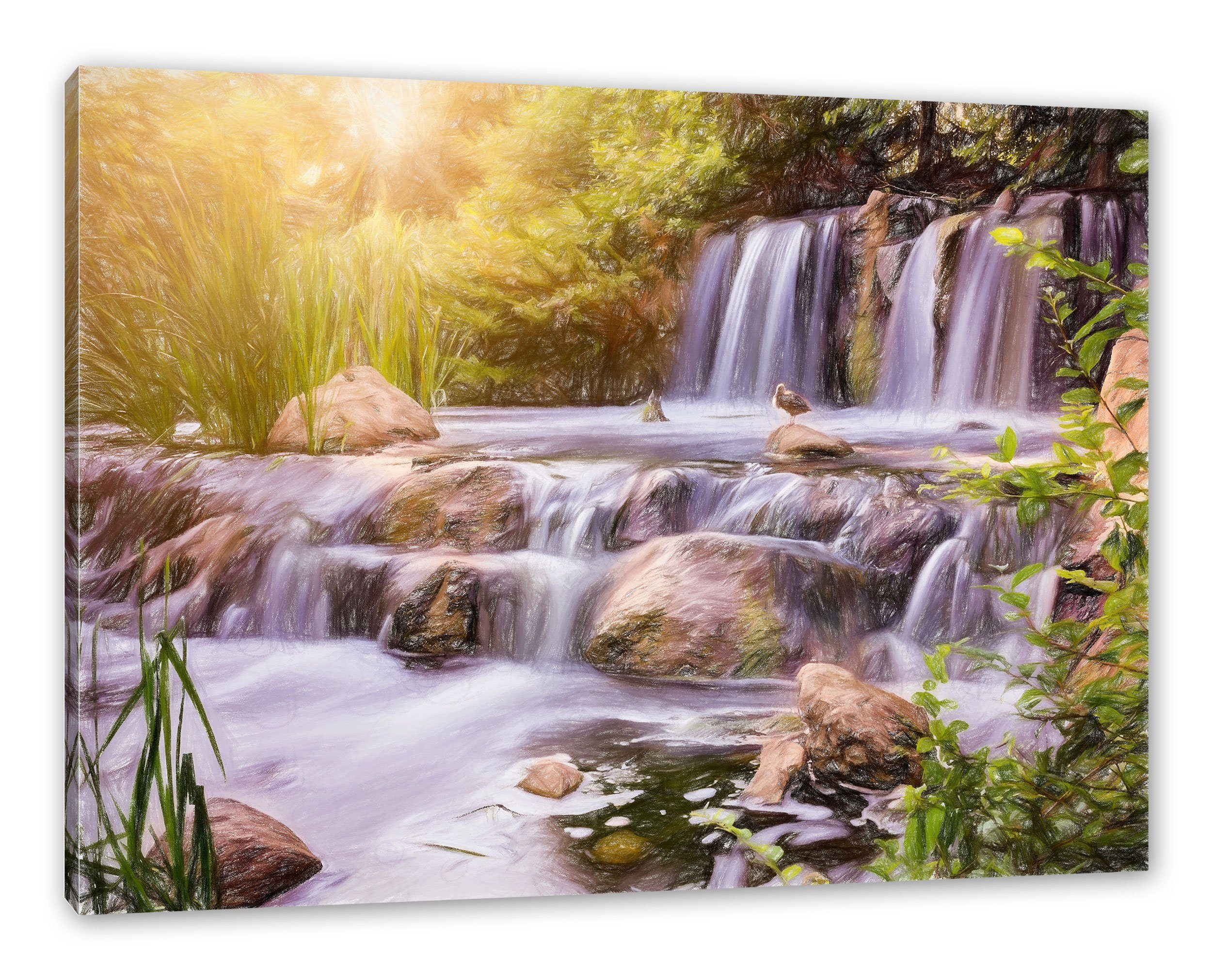 Leinwandbild Wasserfall