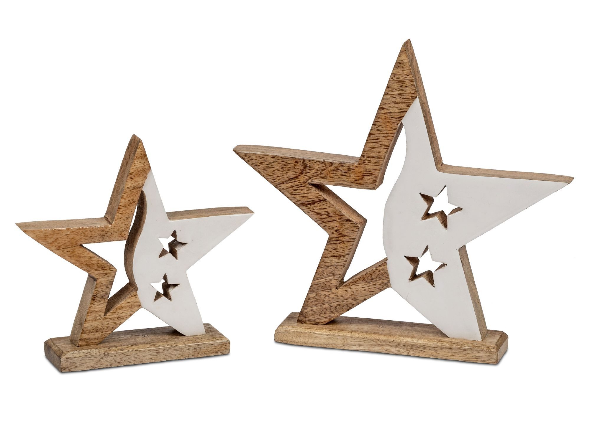 Dekofigur Alu Mangoholz