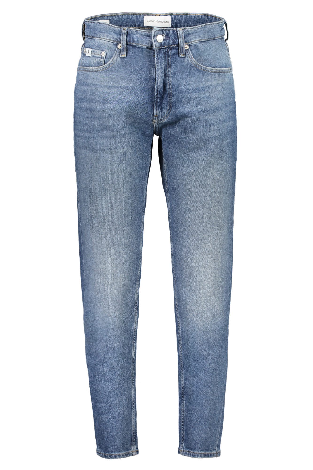 Calvin Klein Jeans 5-Pocket-Jeans Herren Denim Blau Taper-Jeans: Nachhaltiges Design mit Stil