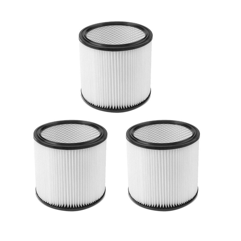 Trade-Shop Patronenfilter 3x passend für ShopVac K11-SQ14 K12-1400S K11-1400S BMB110040 K14-SQ14, für Shop-Vac 90304 90350 90333, (3-St), Faltenfilter / Rundfilter / Lamellenfilter