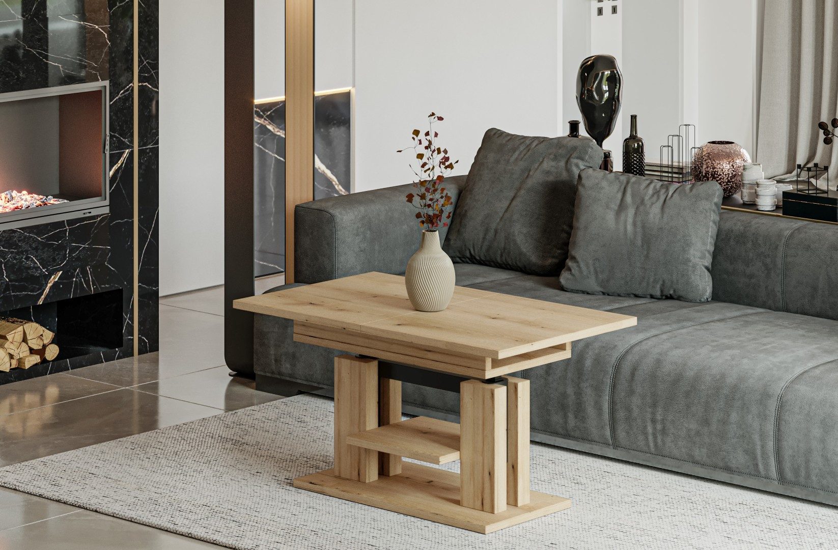 Endo-Moebel Couchtisch Endo Couchtisch Iso 110 günstig online kaufen