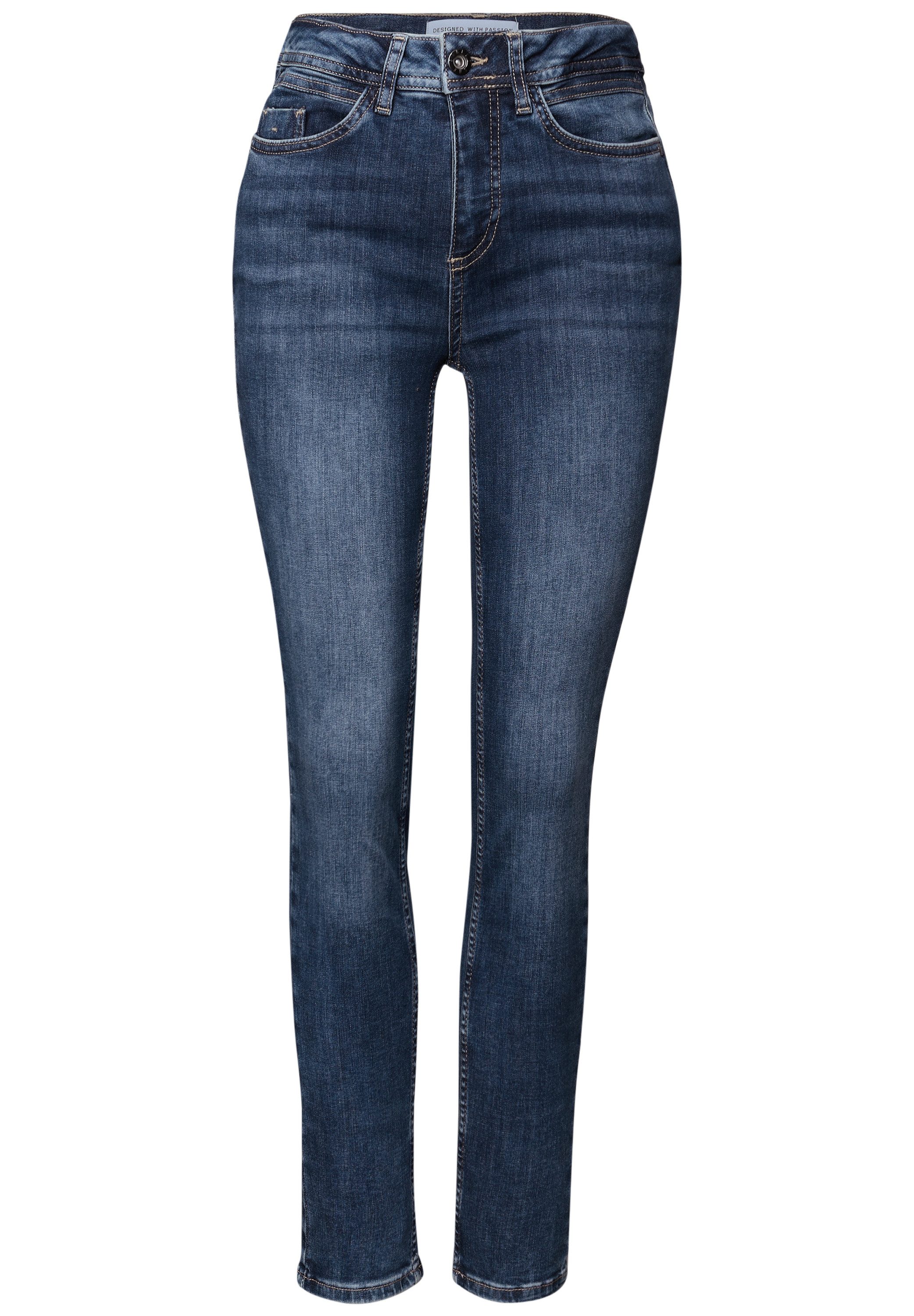 STREET ONE Slim-fit-Jeans Style York mit Stretch