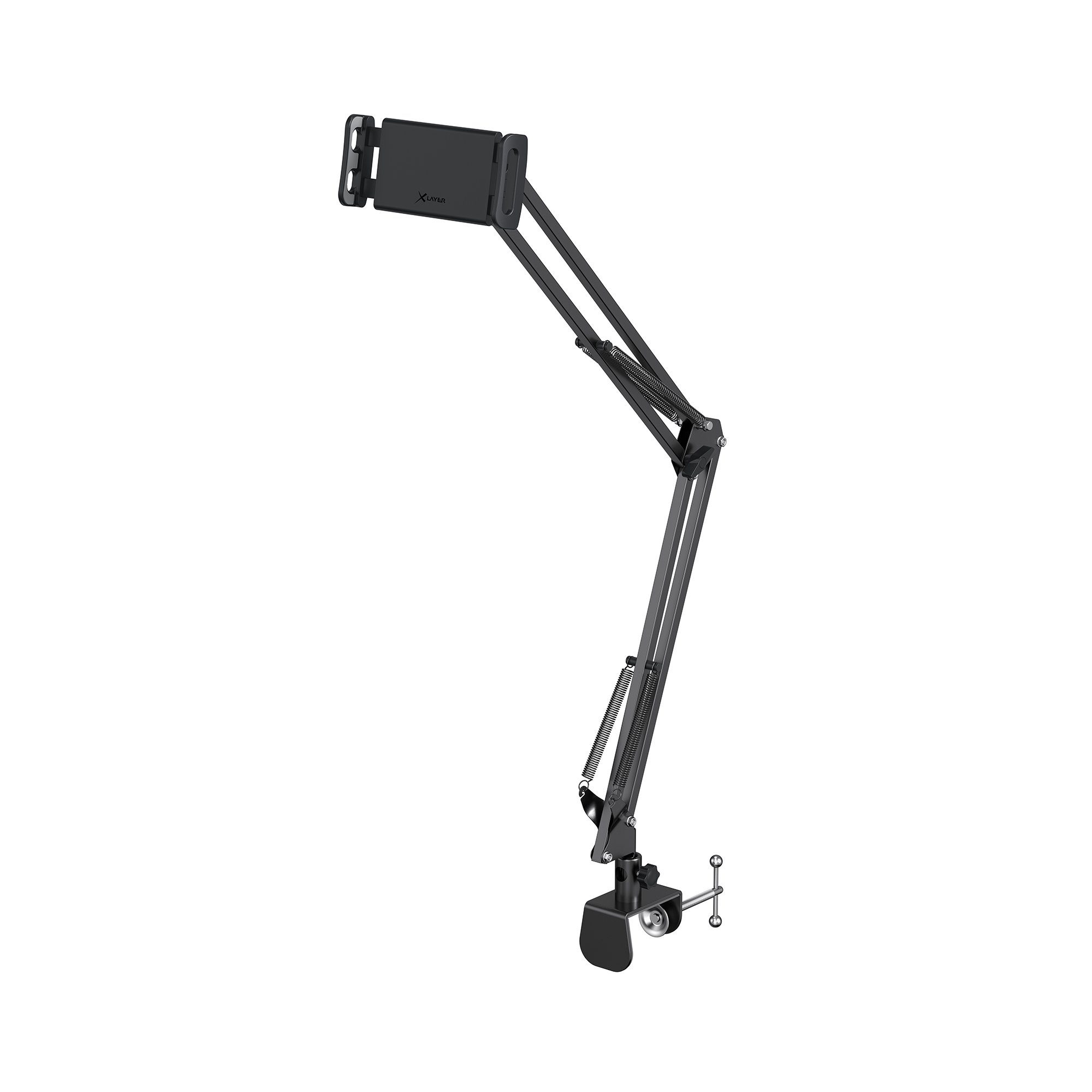 XLAYER Tablet-Halterung XLayer Tablet-Halterung mit Schwenkarm Black, (1-tlg)