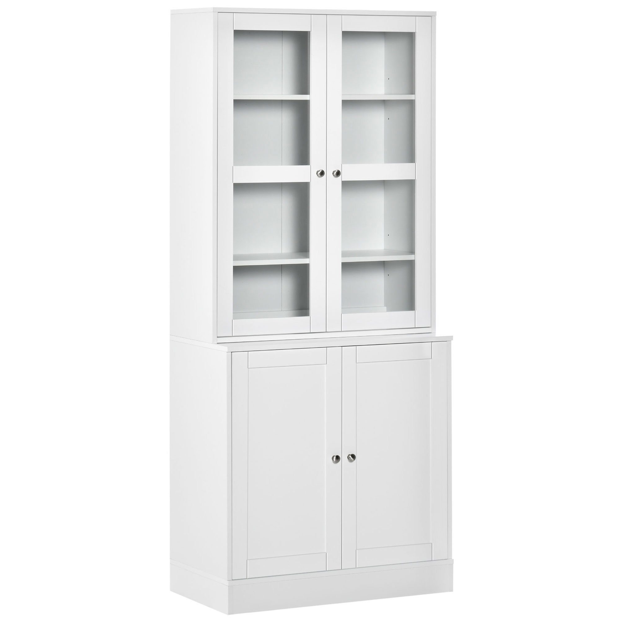 HOMCOM Bücherregal Bücherschrank 178,5 cm Hochschrank günstig online kaufen