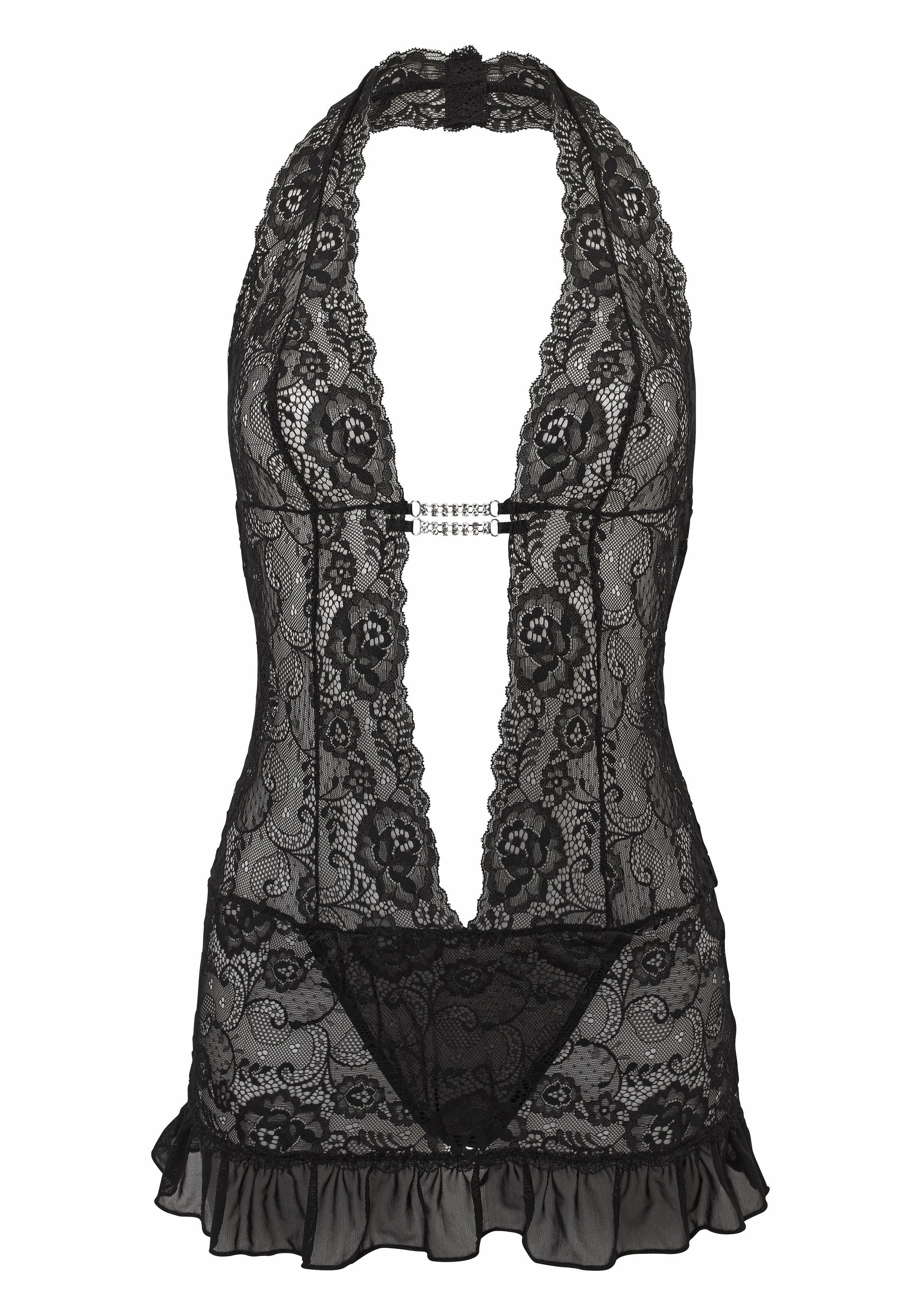 LASCANA Neckholder-Body aus Spitze, verführerische Dessous, Reizwäsche. € 39,99