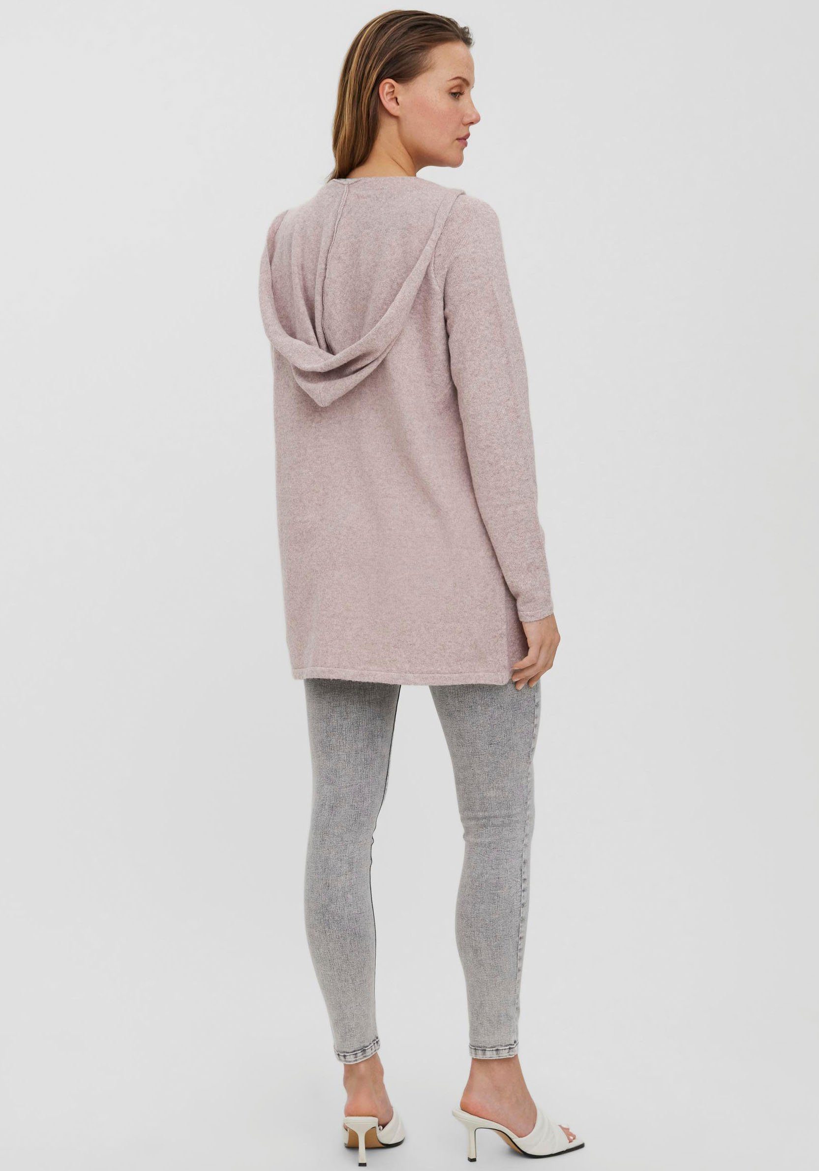 Vero Moda Strickjacke VMDOFFY LS OPEN HOOD CARDIGAN GA NOOS