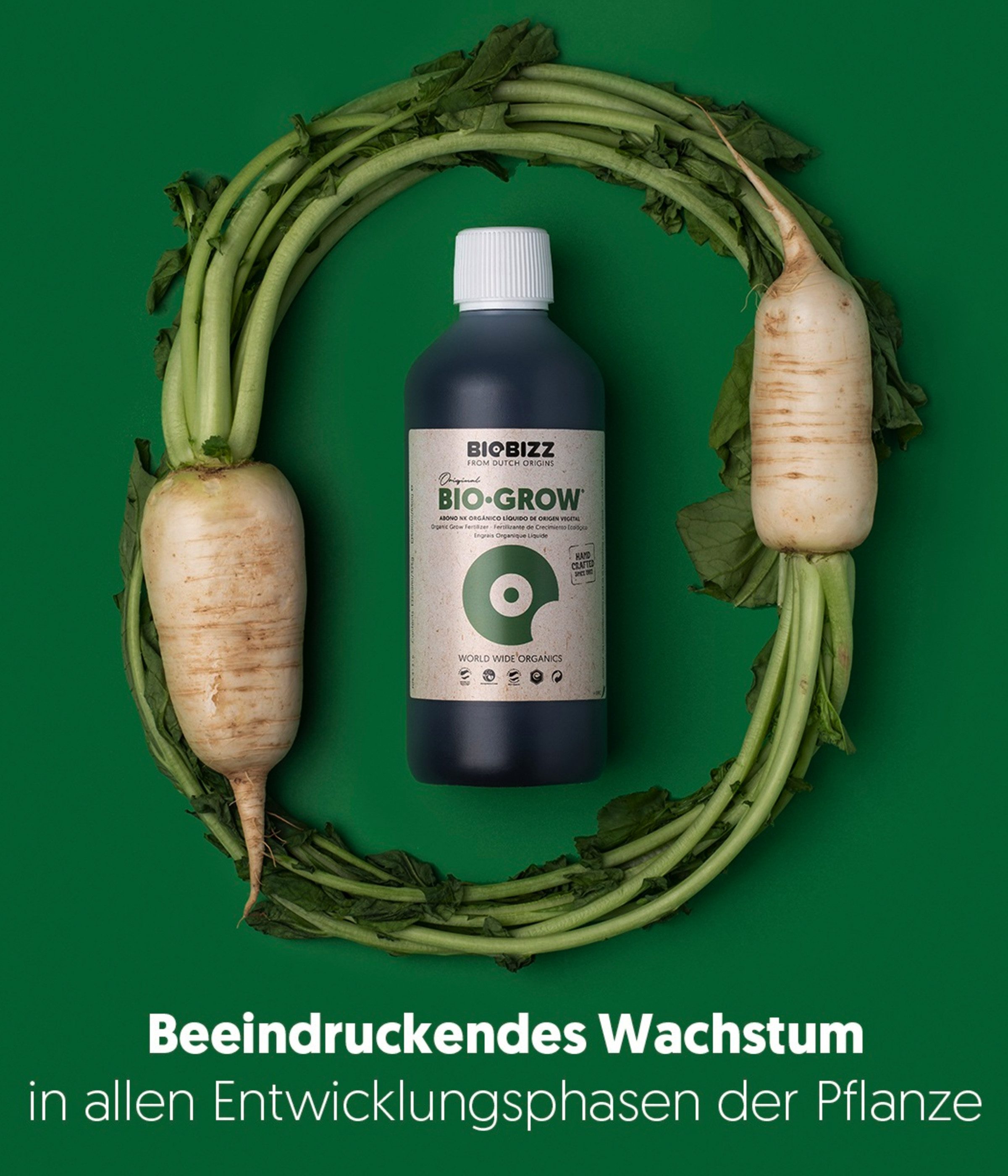 Biobizz Gartendünger Flüssigdünger Starter-Set, inkl. Messhilfe / Düngeplan, 5-teilig, Keine Angabe, Grow-Set für Einsteiger