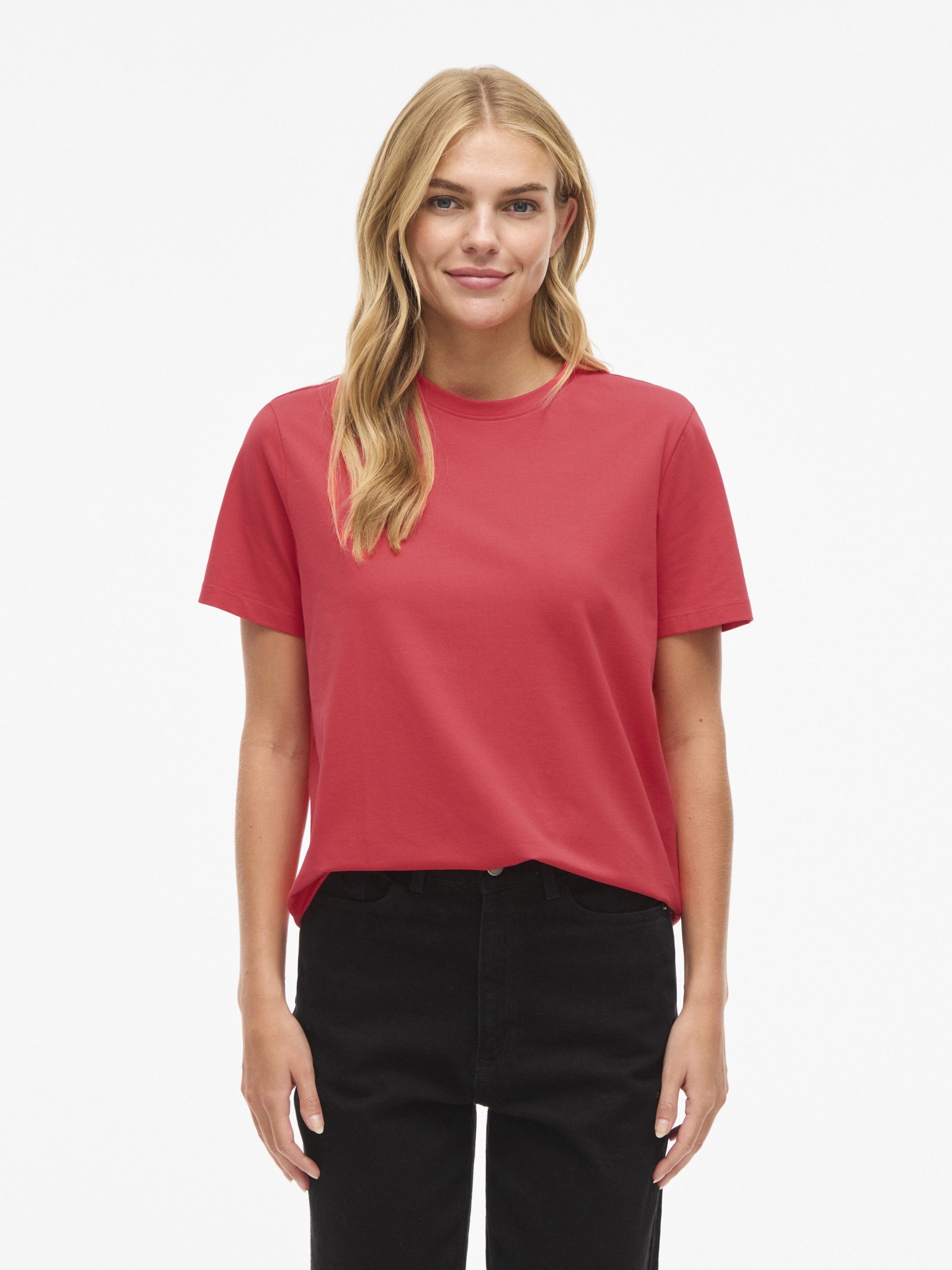 Vila T-Shirt VINORA S/S T-SHIRT - NOOS – Bild 3 von 5