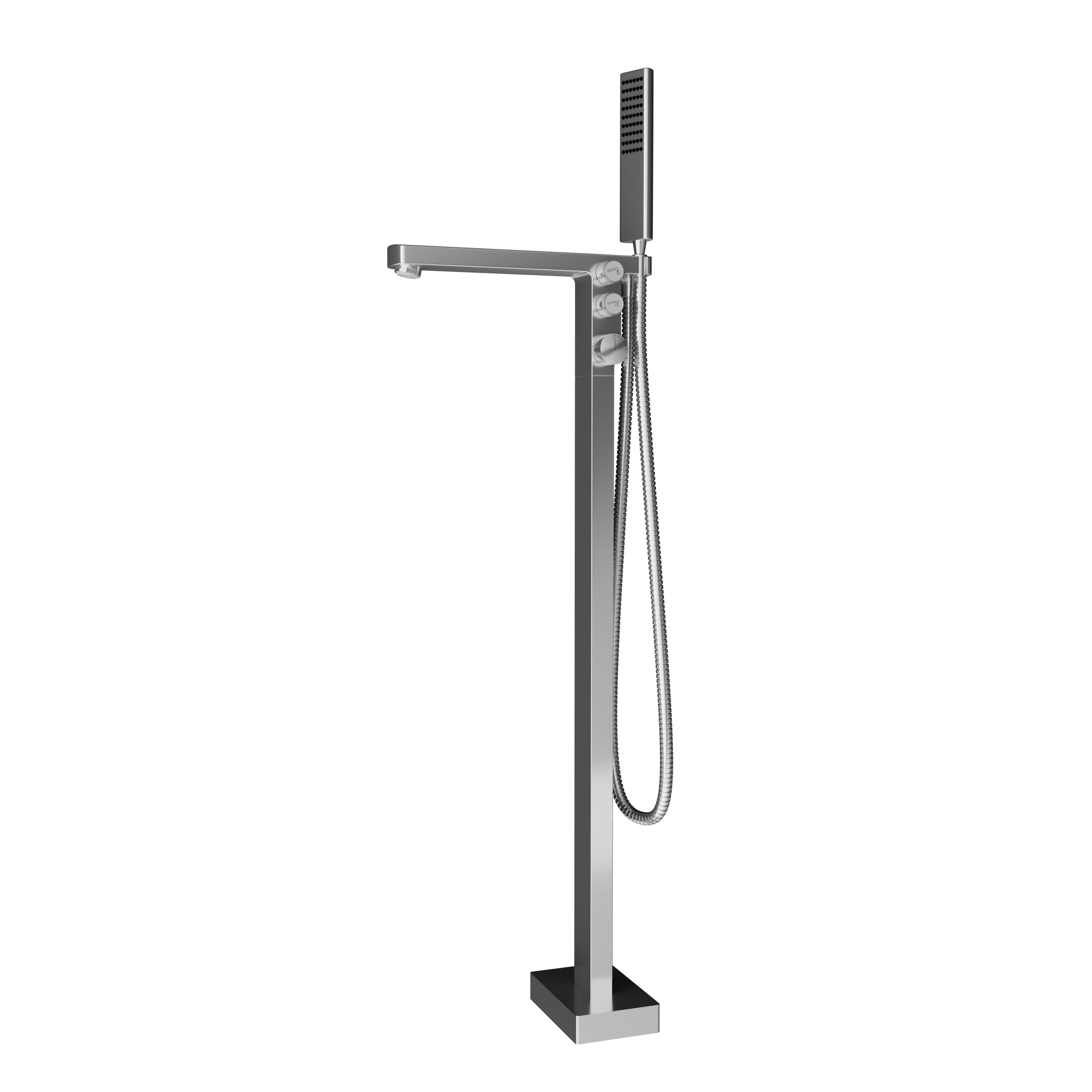 Bernstein Standarmatur NT7562 Chrom freistehend mit ABS-Handbrause