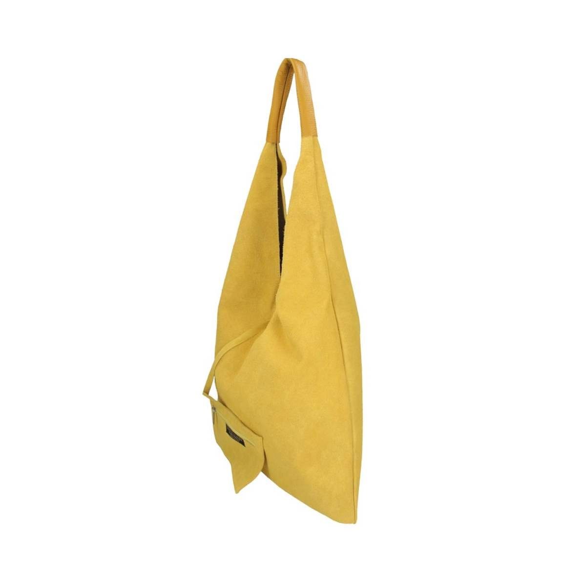ITALYSHOP24 Schultertasche Made in Italy Damen XXL Leder Tasche Shopper, ein Leichtgewicht, als Schultertasche, unter dem Arm tragbar